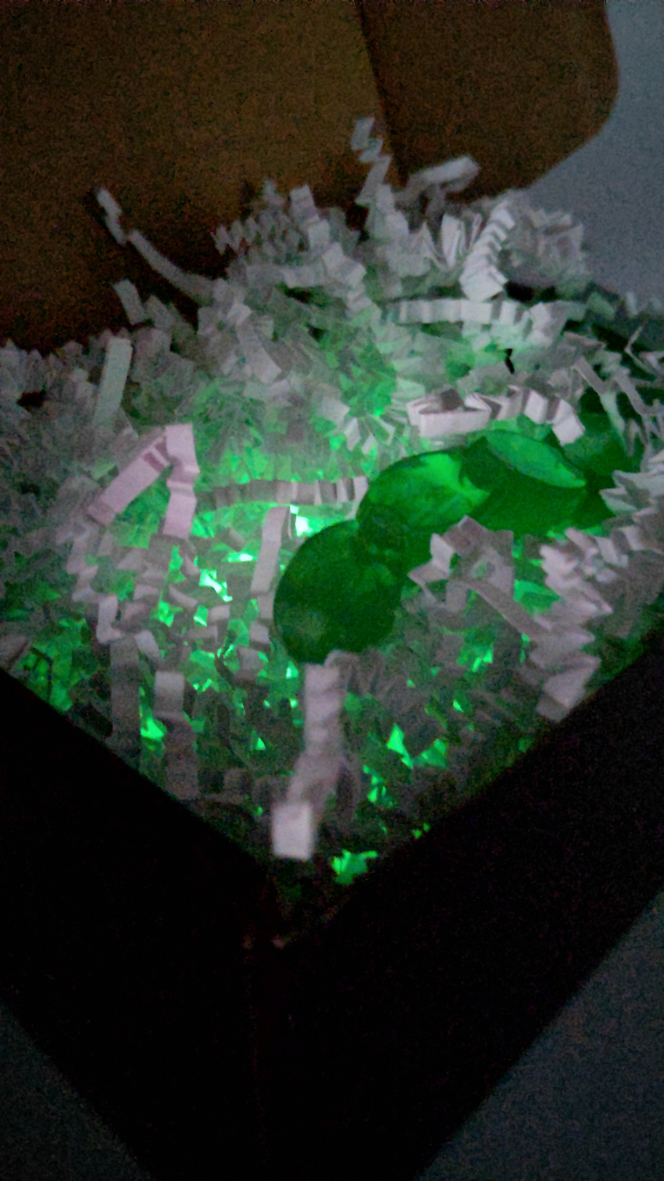 Glow in the dark packages!