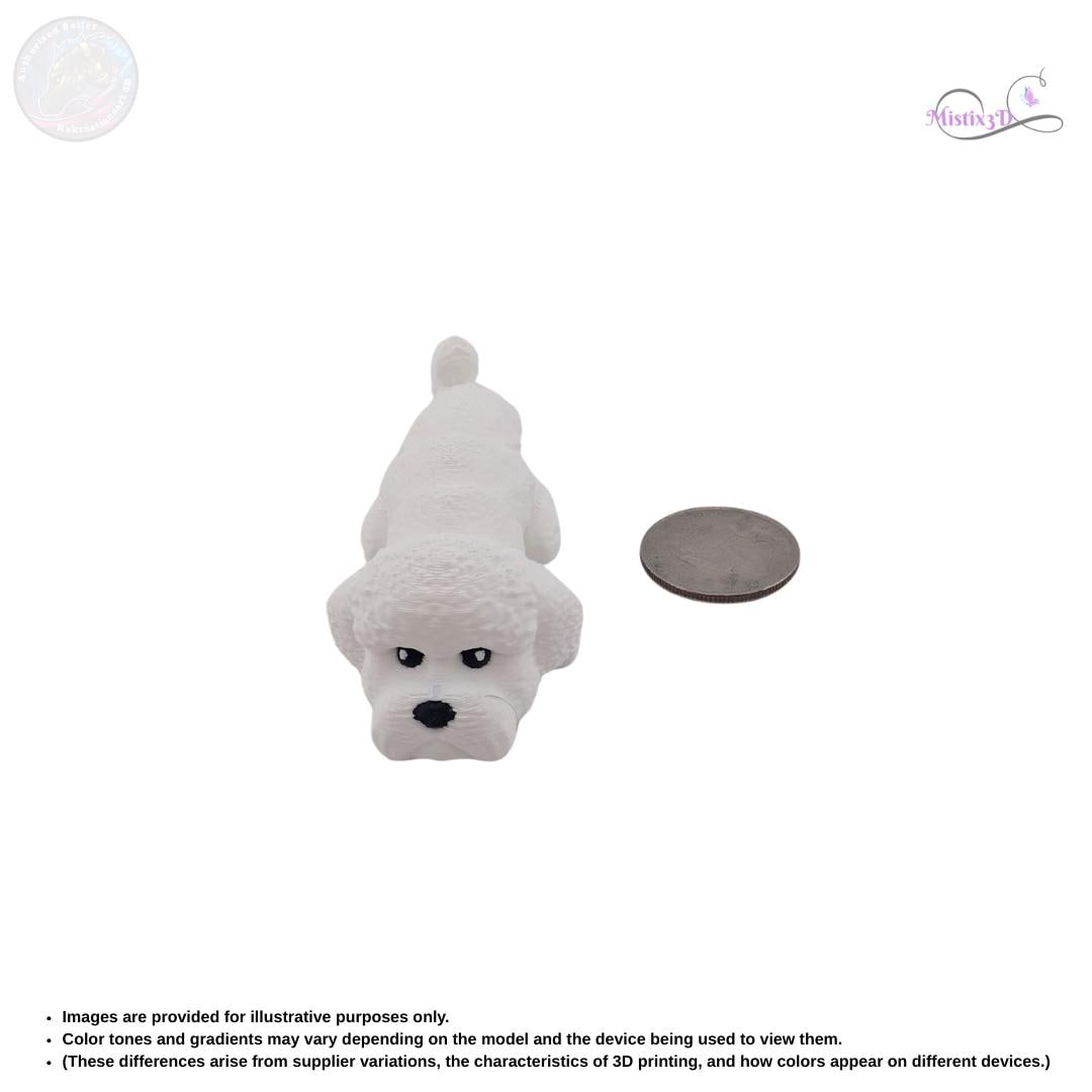 Fluff & Fun: The New Bichon Frise Arrives at Mistix3D! π©β¨