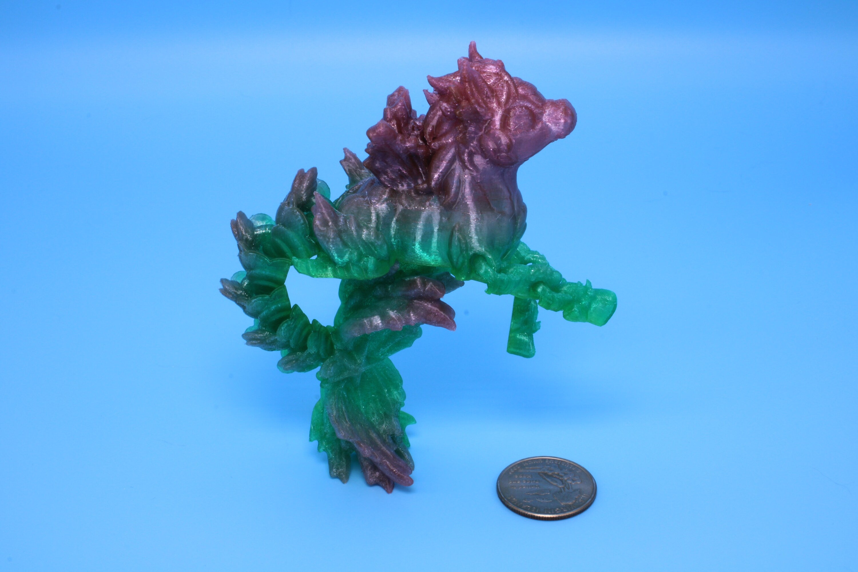 Sea Horse | Rainbow | Cute Hippocampus | 6 in. | 3D Printed - TPU | Sea Horse Fidget Toy.