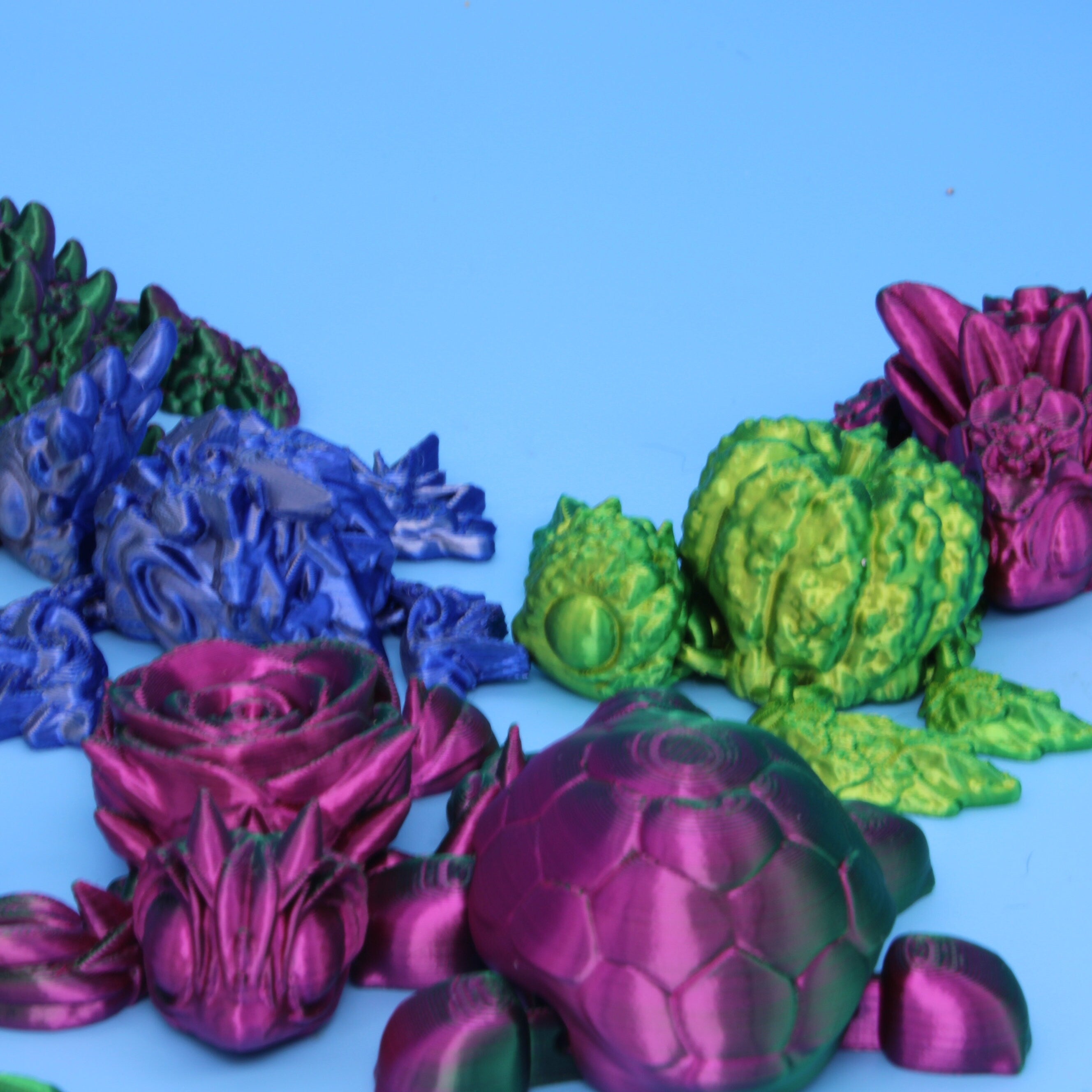 Miniature Turtle, multiple styles - 3D printed