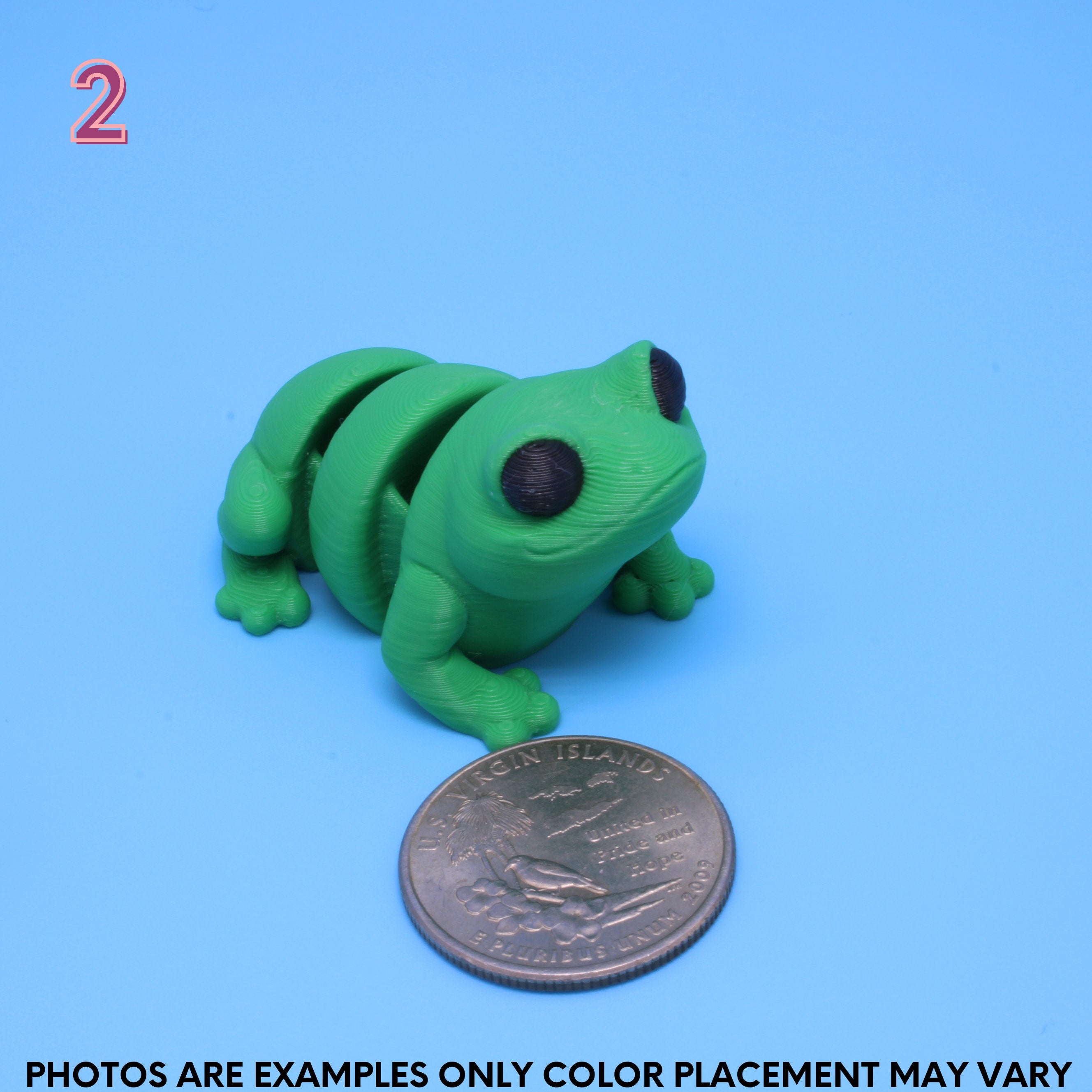 Green Frog | 3D Printed - Authorized seller of Zou 3D