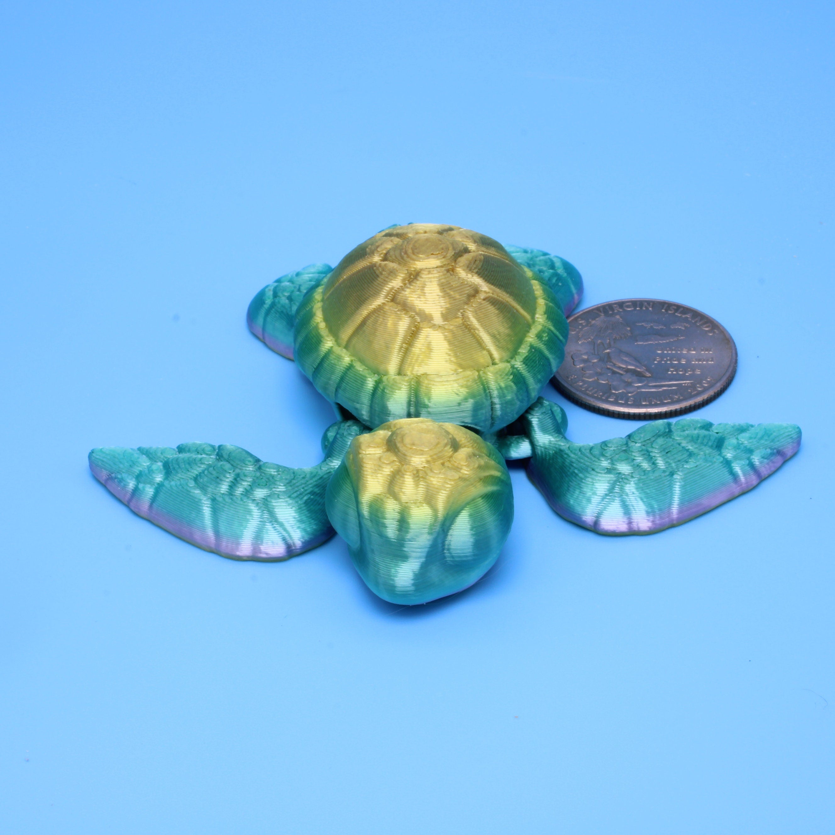 Flexi Turtle | 3D Printed - Authorized Seller of Cinderwing