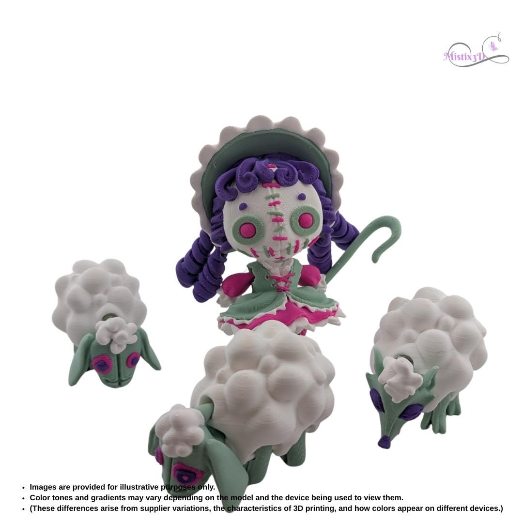 Creepy Doll The Sheeperdess β Authorized Seller of Twisty Prints