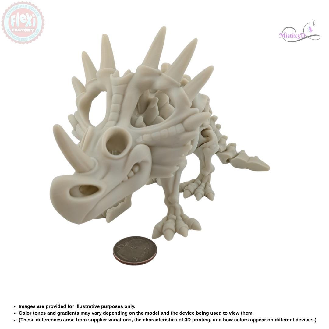 Skeleton Styracosaurus | 3D Printed | Authorized Seller of Flexi Factory