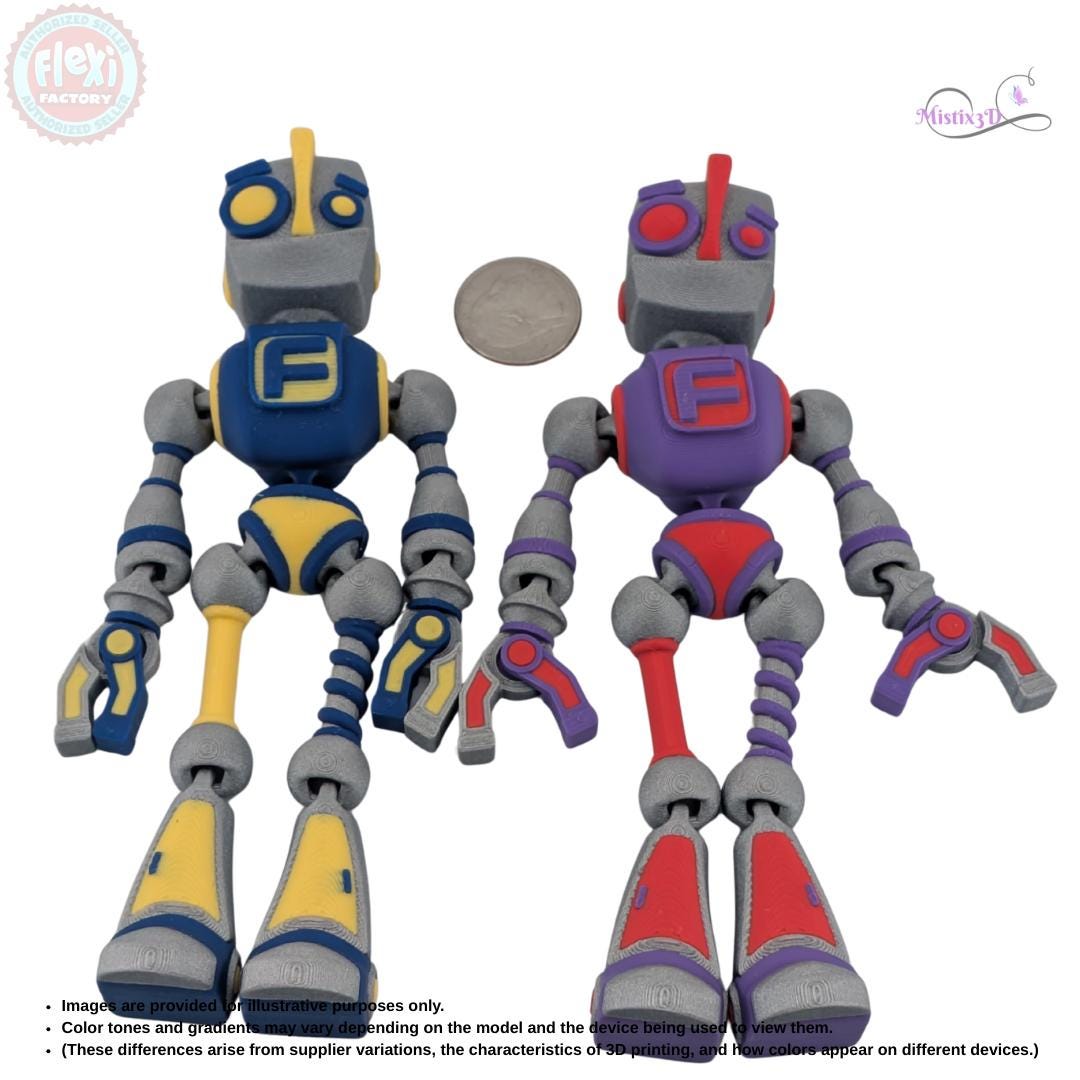 Flexi Fokobot 2.0 Articulating - 3D Printed | Authorized Seller of Flexi Factory