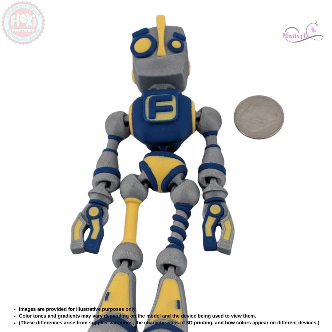 Flexi Fokobot 2.0 Articulating - 3D Printed | Authorized Seller of Flexi Factory