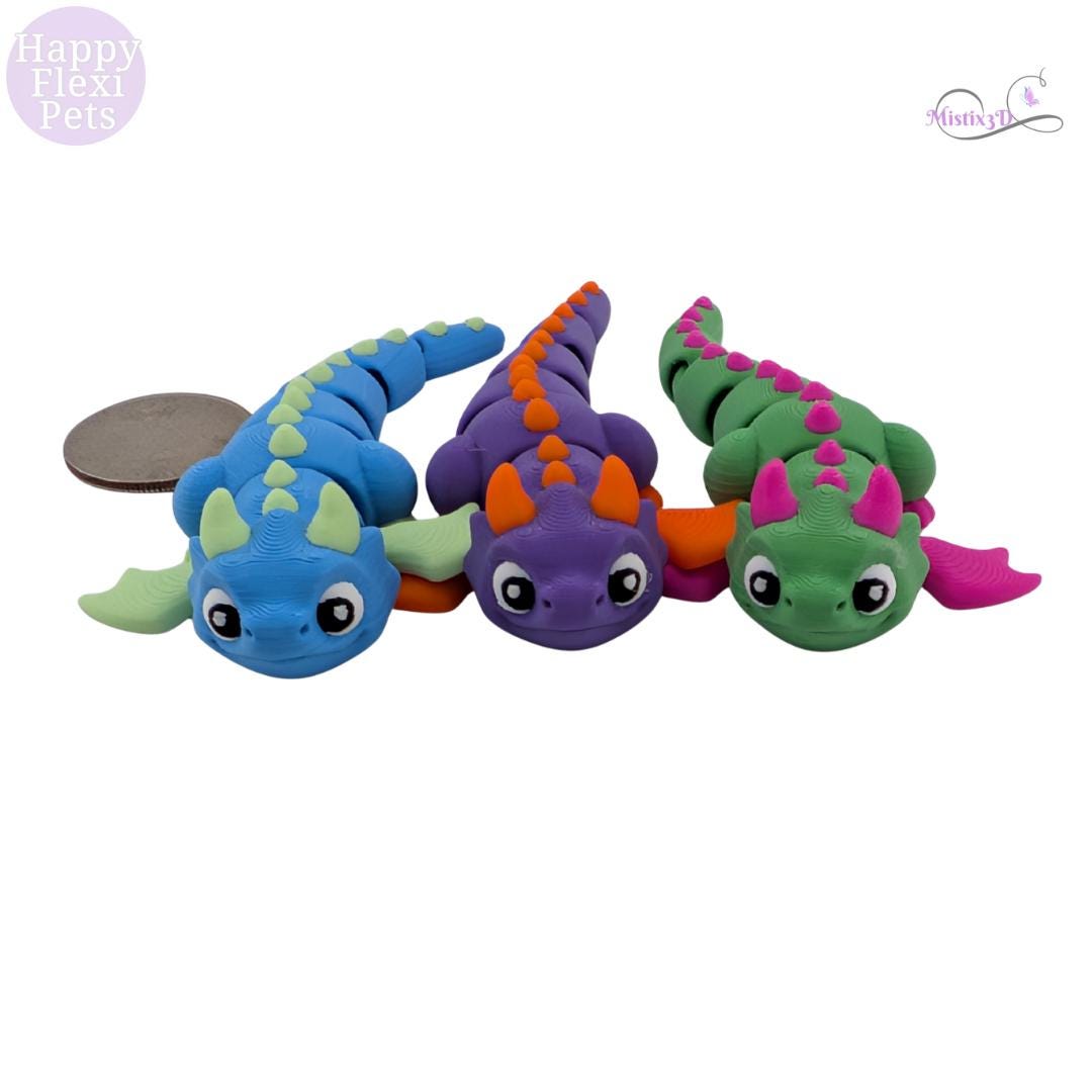 Mini Dragon-3D Printed – Authorized Seller of Happy Flexi Pets