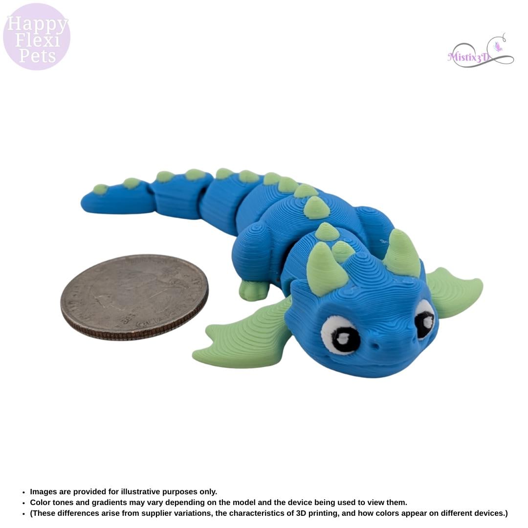 Mini Dragon-3D Printed – Authorized Seller of Happy Flexi Pets