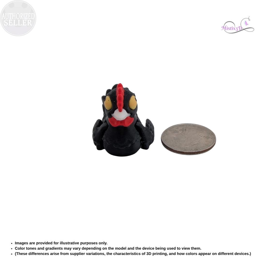 Articulated Chicken Fidget Toy | 3d printed | Authorized Seller Cinderwing