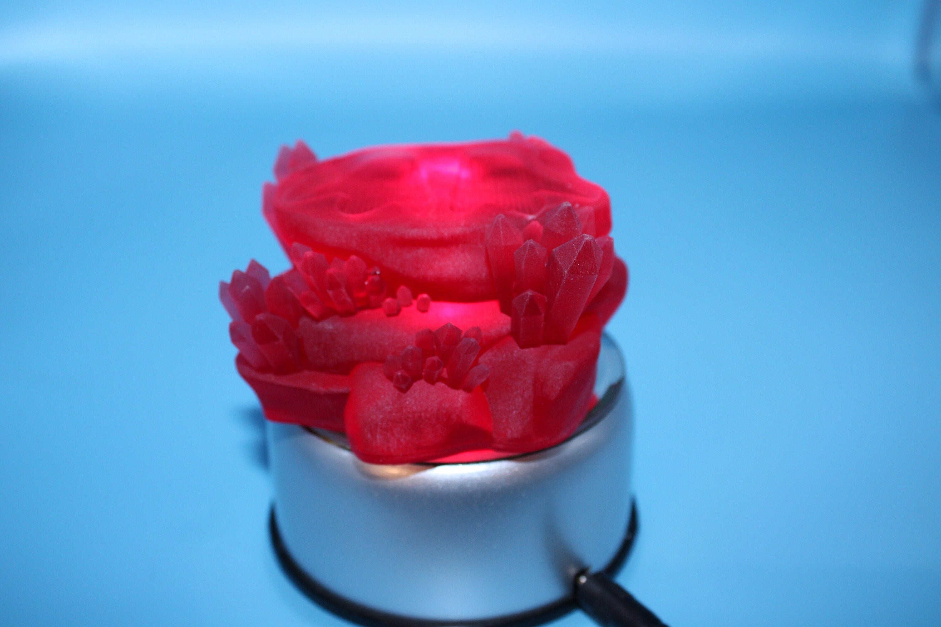 Resin 3D Printed Crystal Stand for Phoenix. Super cute to show off your Phoenix. Display for your favorite Stand only, Phoenix not included