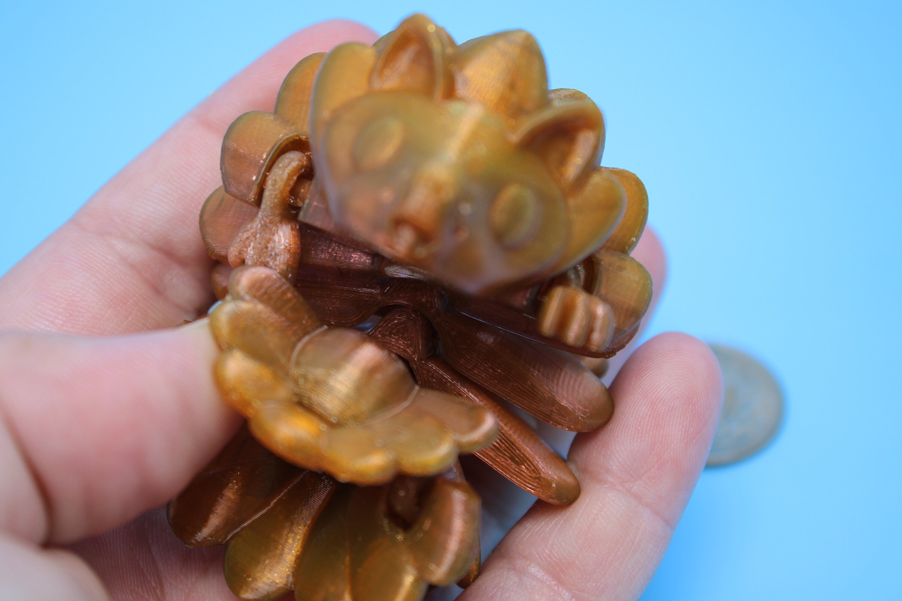 Flexible Hedgehog | 3D Printed Cute Hedgehog | 3 inches | Friendly Buddy | Sensory Toy | Fidget Toy | Articulating Hedge Hog | Stim. (TPU)