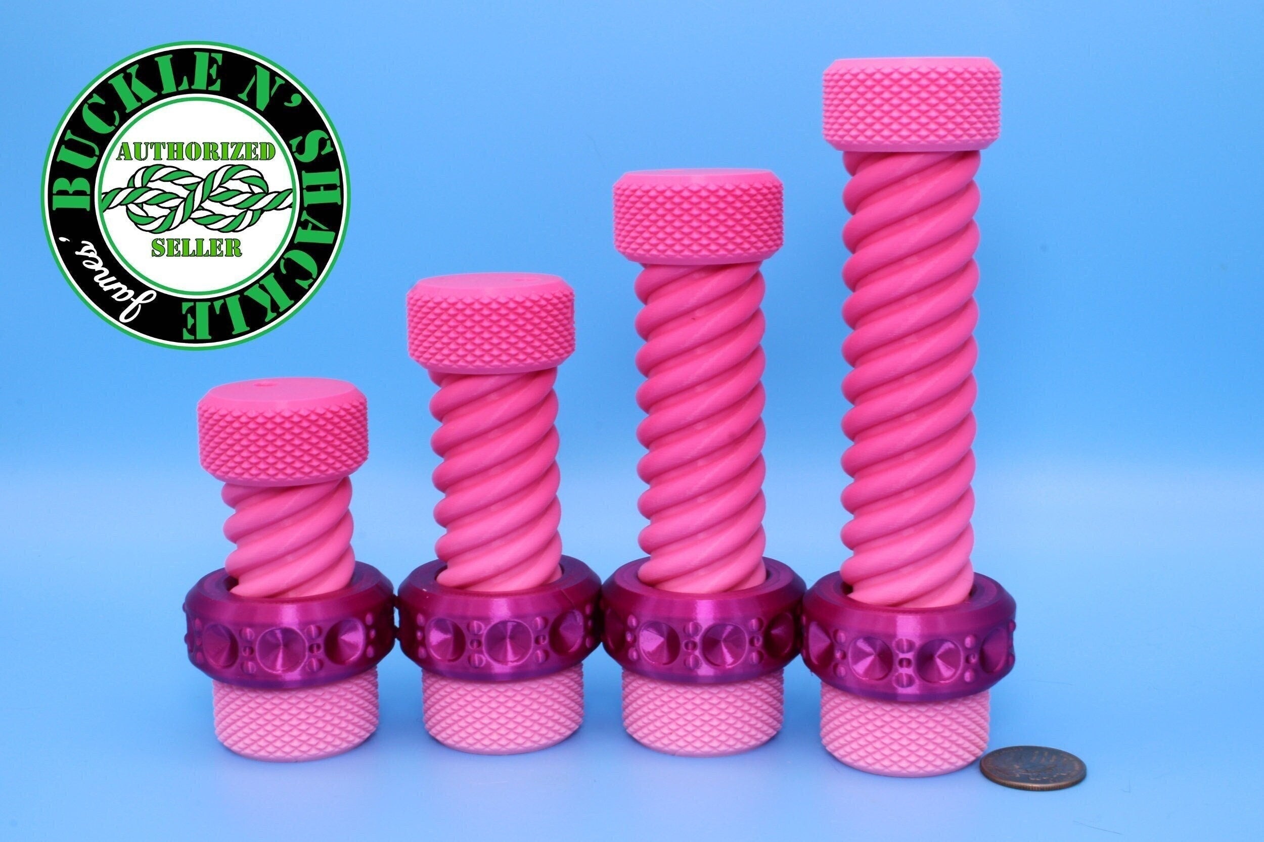 Pink Fidget Bolt, 4 sizes.