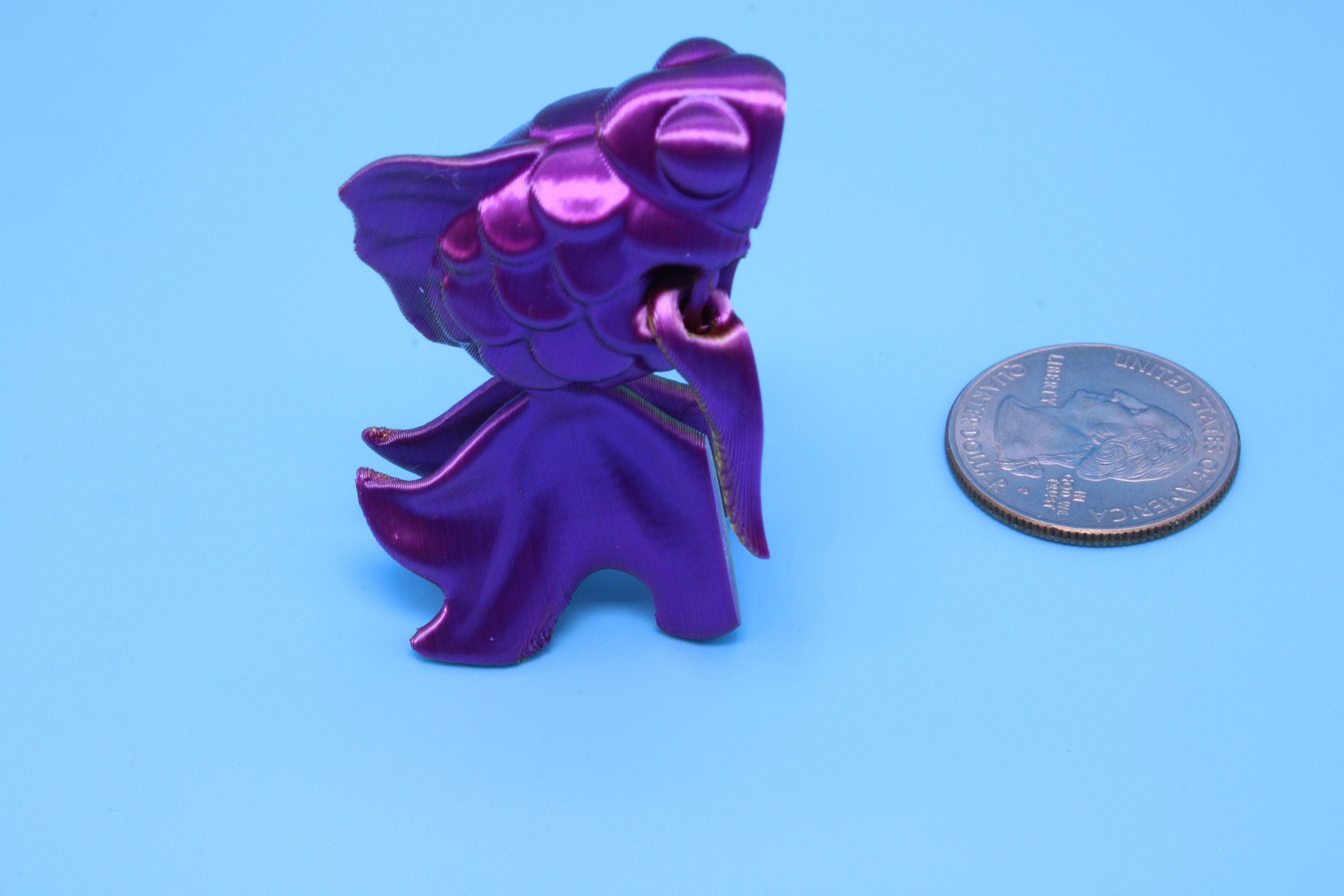 Miniature Fancy Gold Fish | 3D Printed