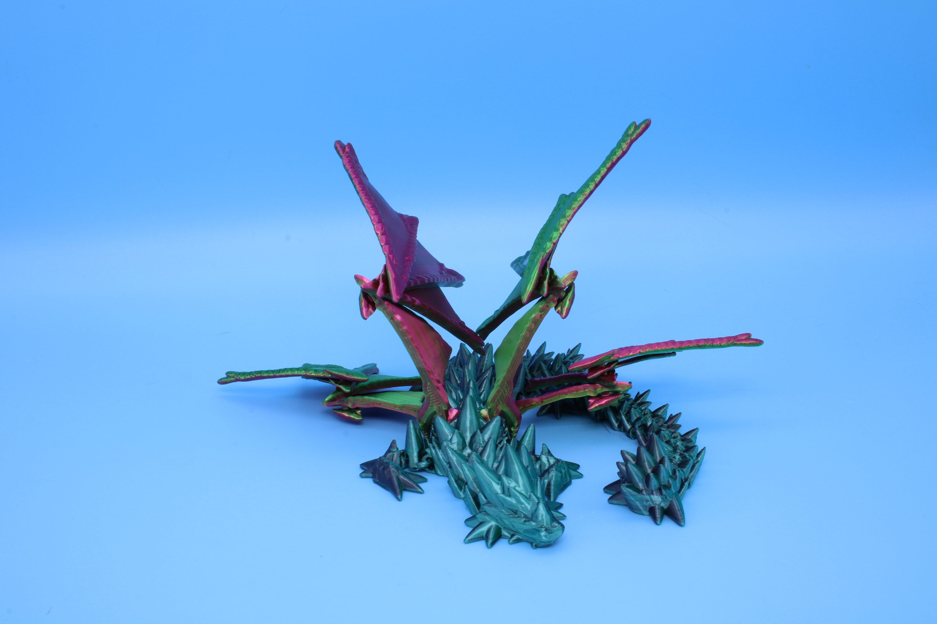 Spike Wing Dragon | 3D Printed Articulating Dragon 11.5 in.