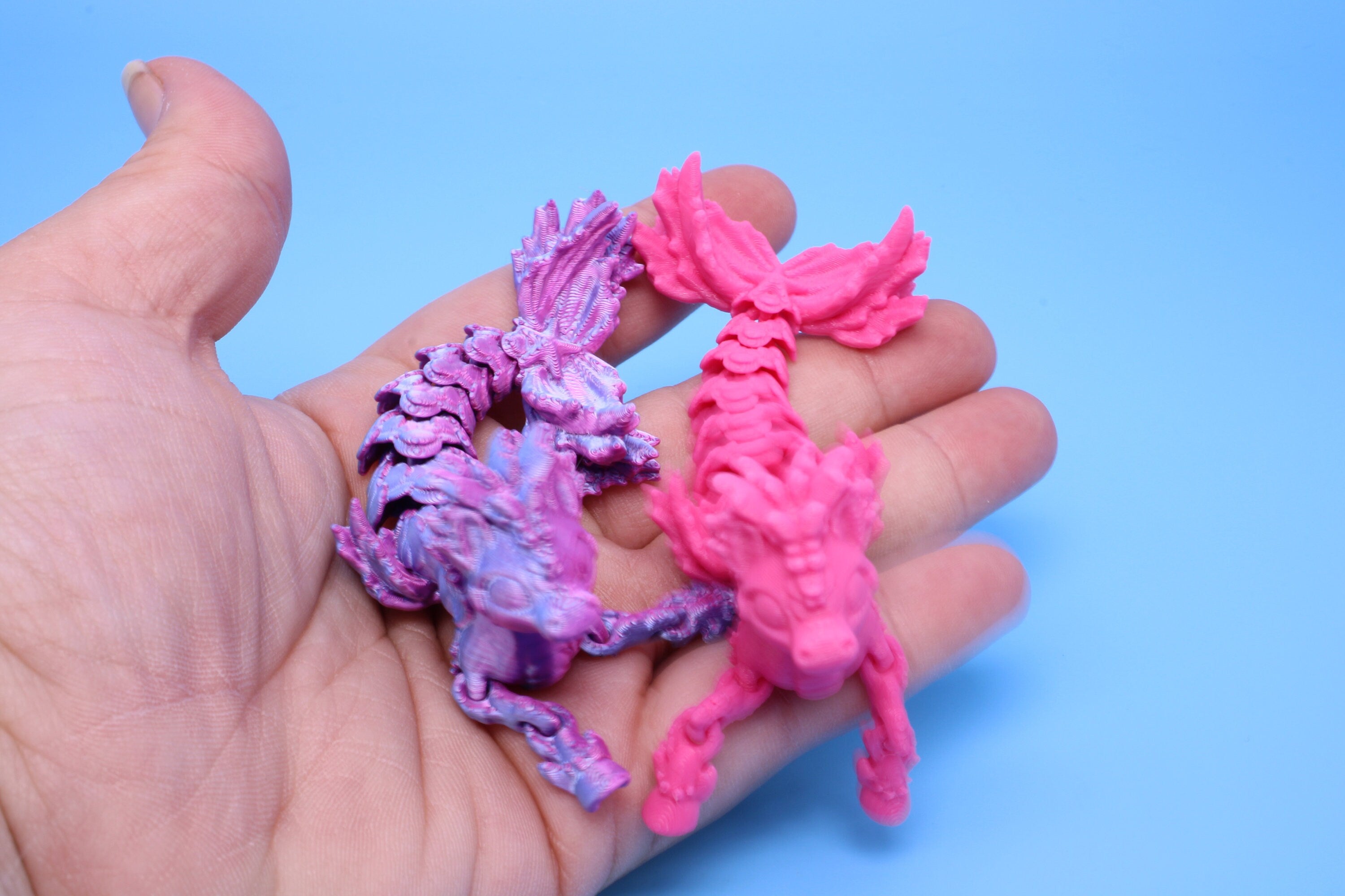 Sea Horse | Rainbow | Cute Hippocampus | 3.75 in. | 3D Printed | Sea Horse Fidget Toy.