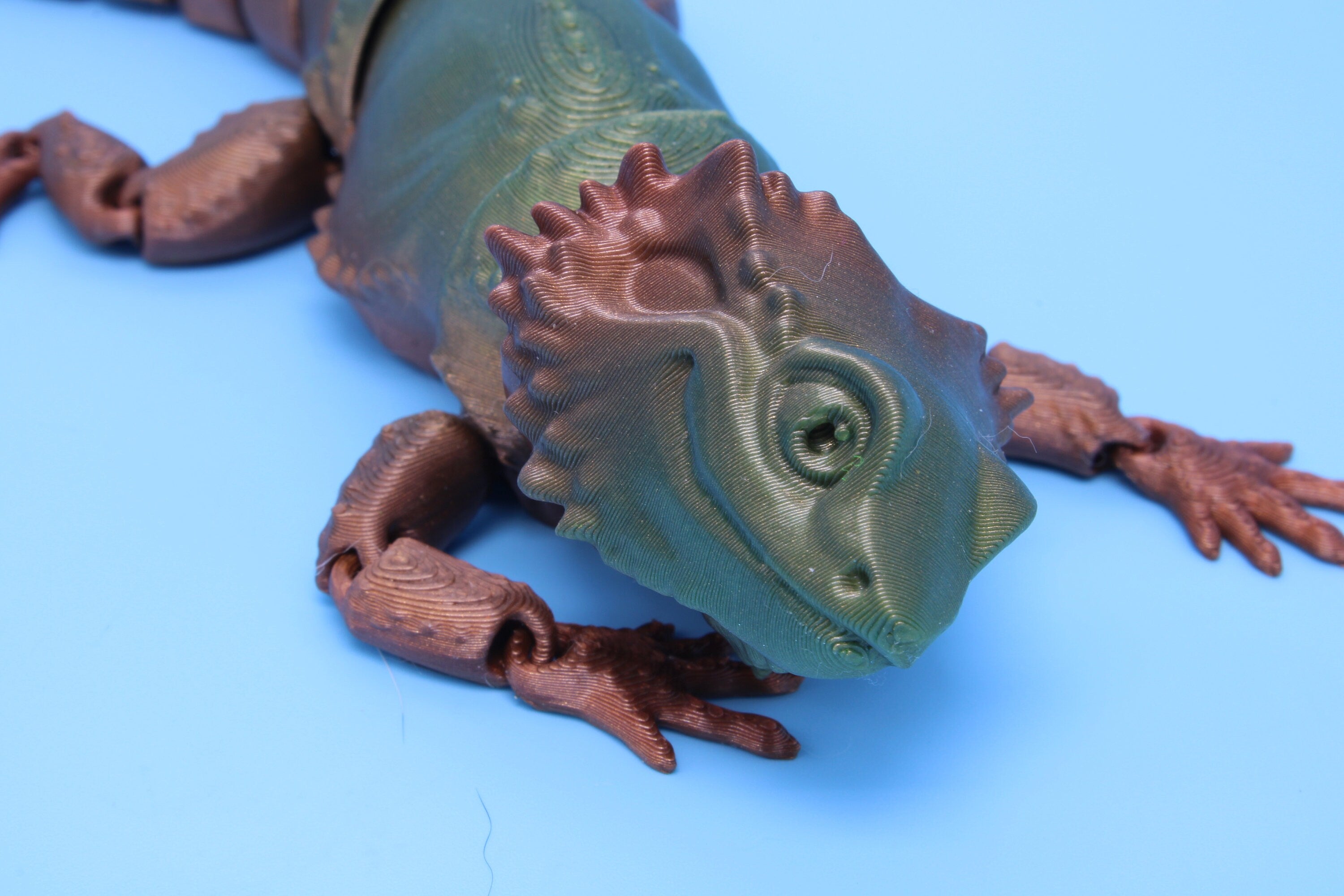 Bearded Dragon -3D Printed 6in.