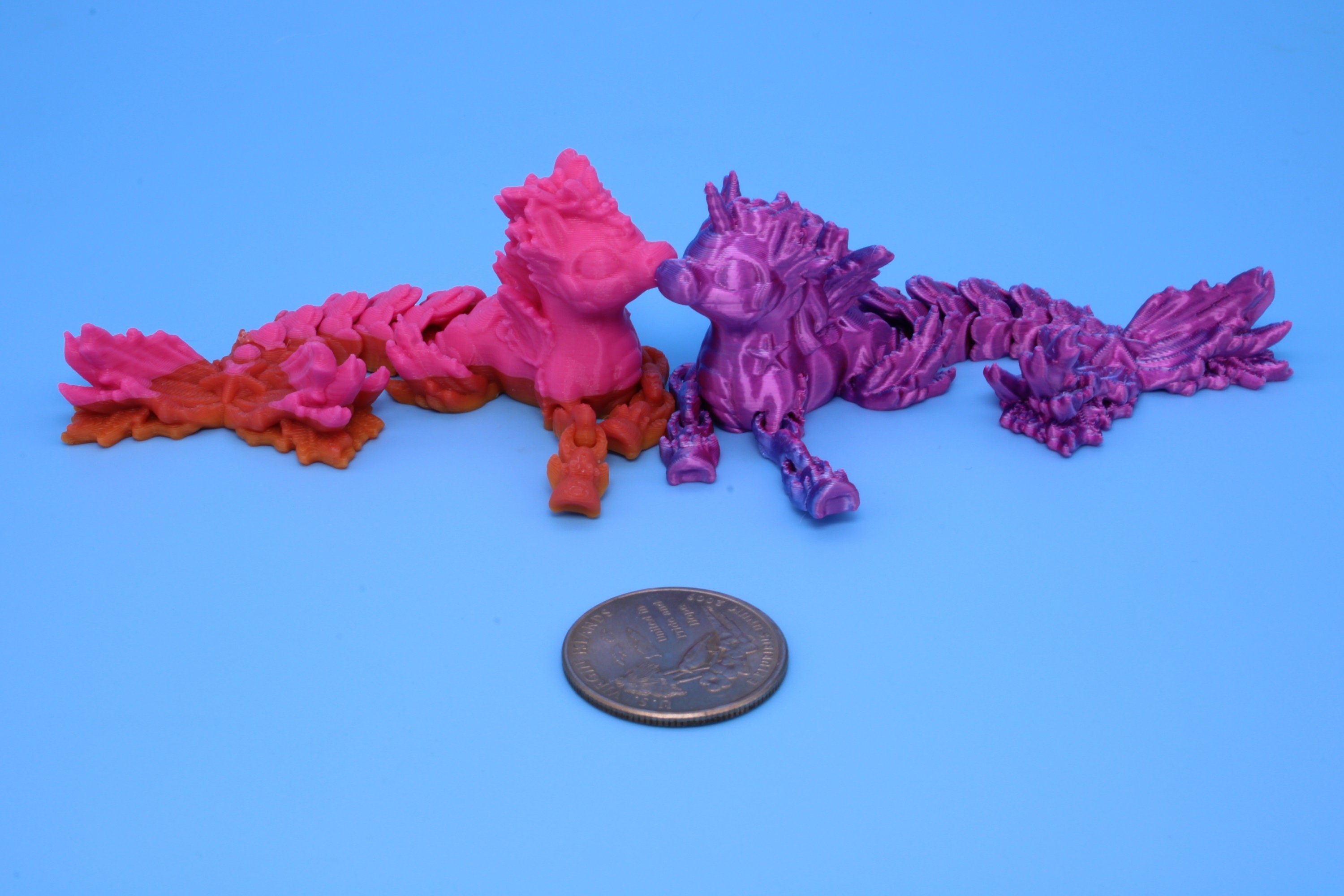 Sea Horse | Rainbow | Cute Hippocampus | 3.75 in. | 3D Printed | Sea Horse Fidget Toy.