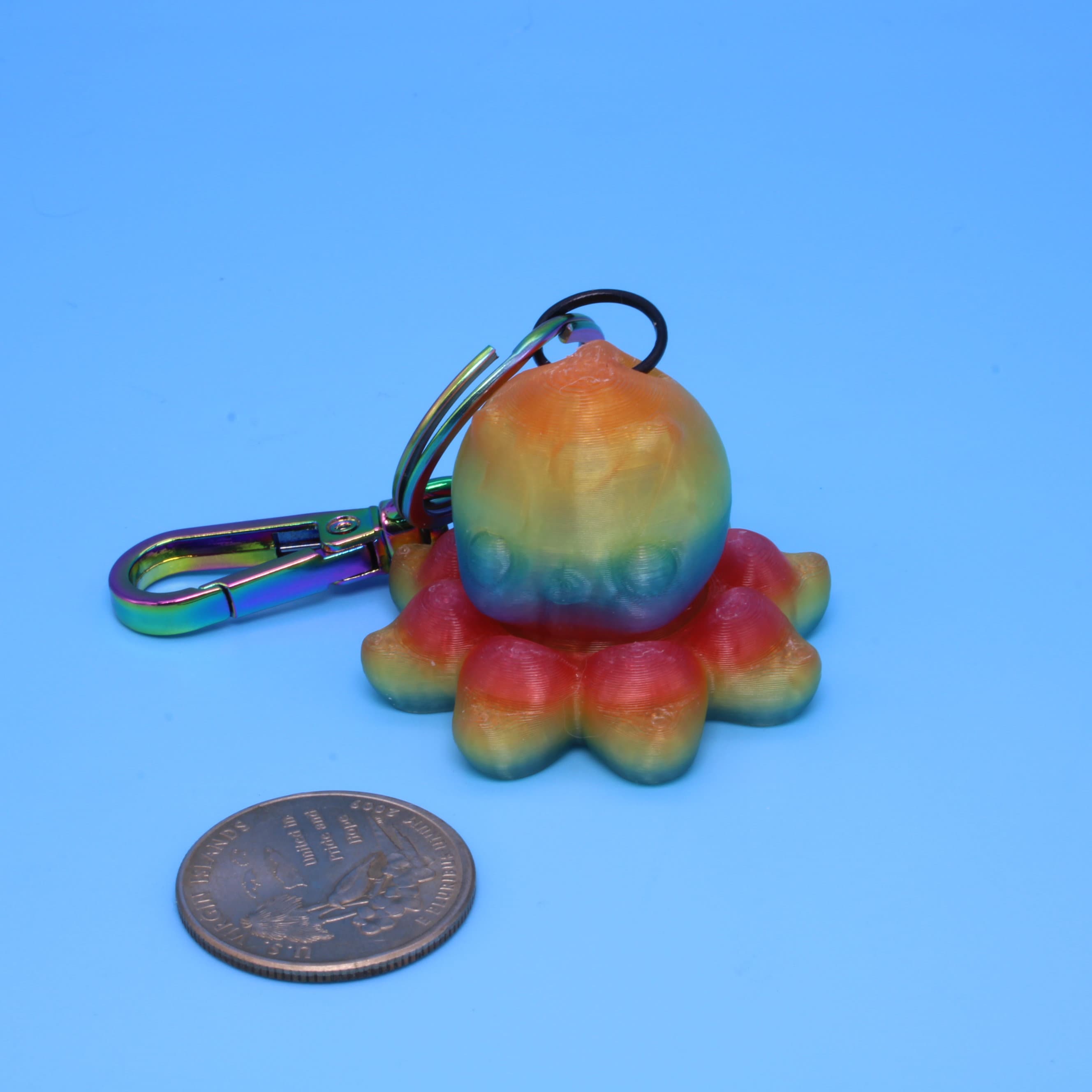 Spinner Octopus Keychain | 3D Printed