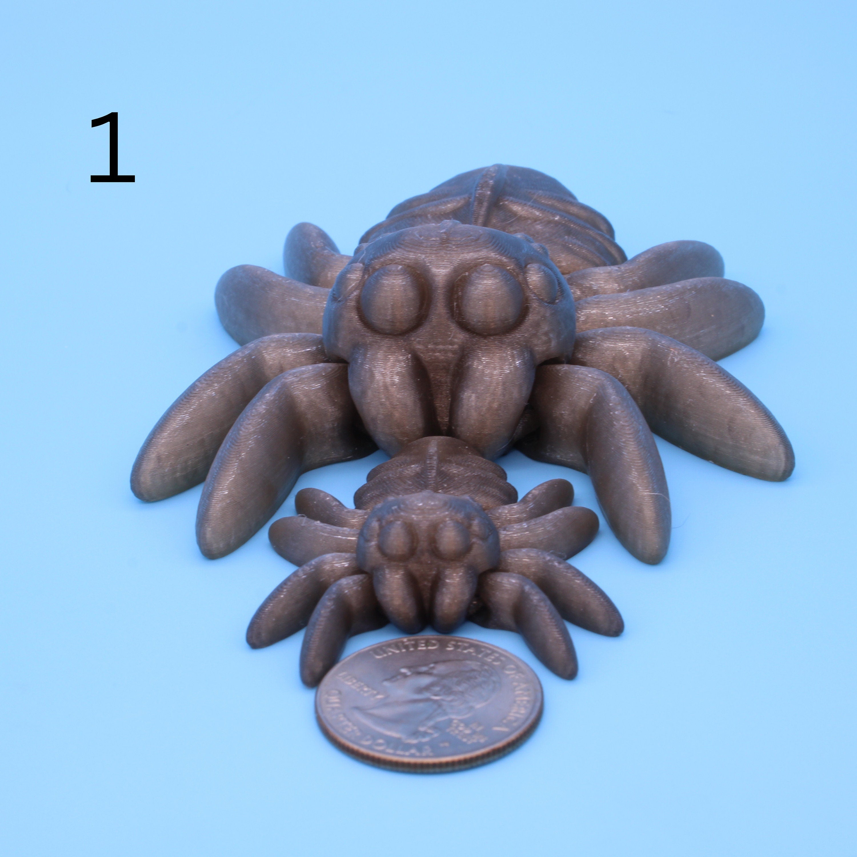 Tiny Spider. 3D printed