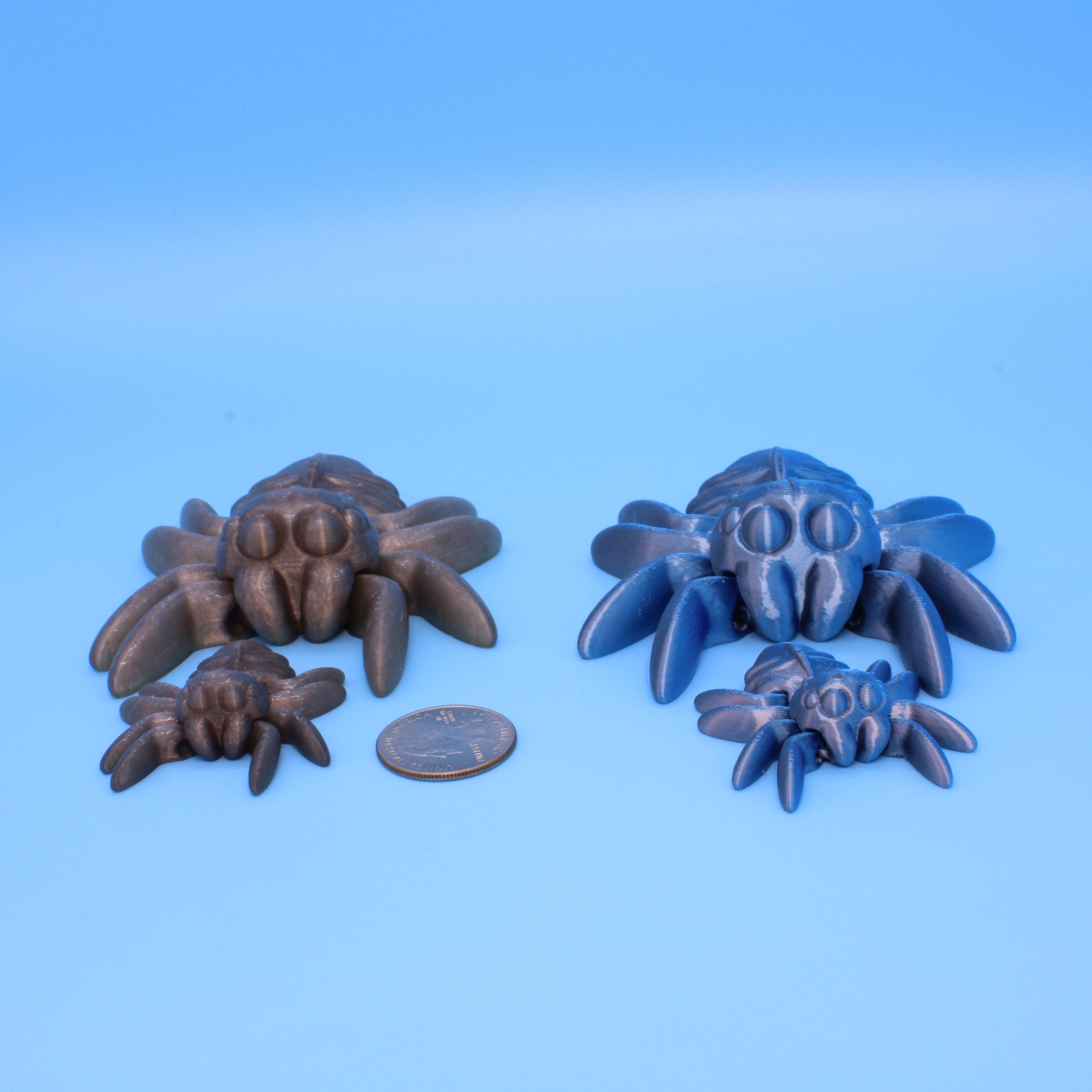 Tiny Spider. 3D printed