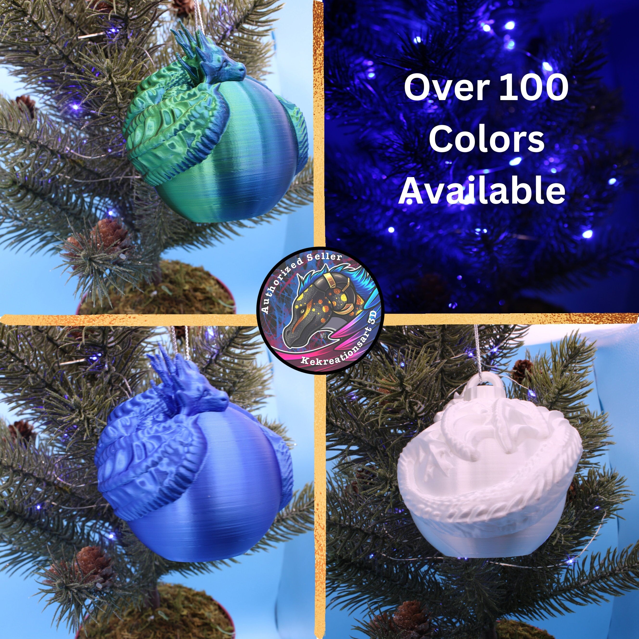 Dragon Tree Ornament - On top version