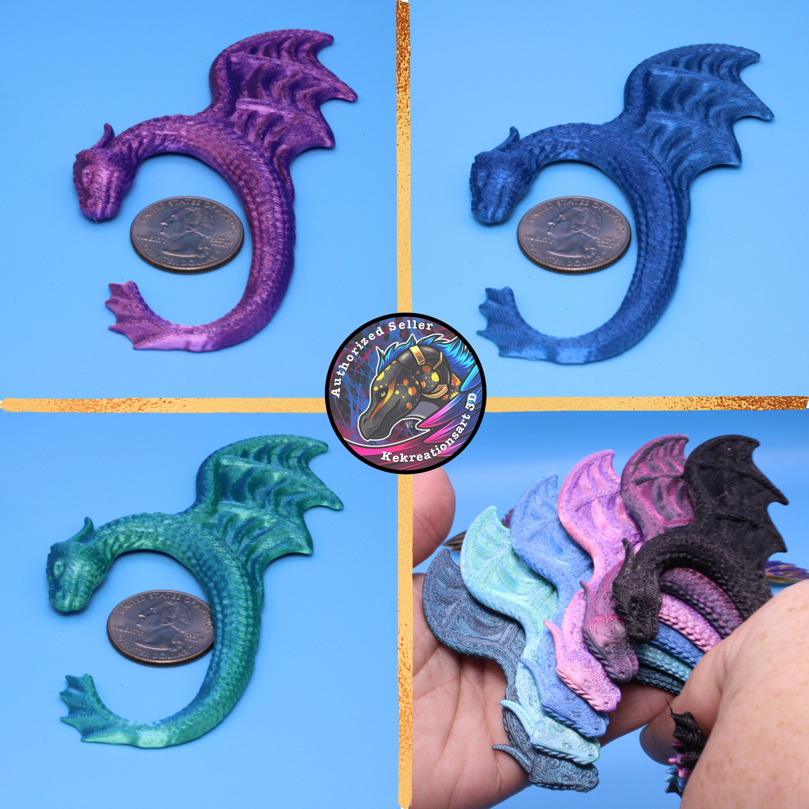 Dragon Ear Cuff- 3D Printed