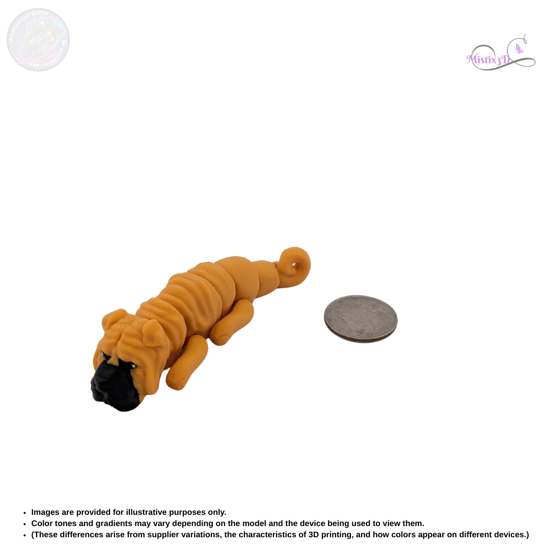 Wrinkles and Wonders: The New Shar Pei Arrives at Mistix3D! 🐕✨