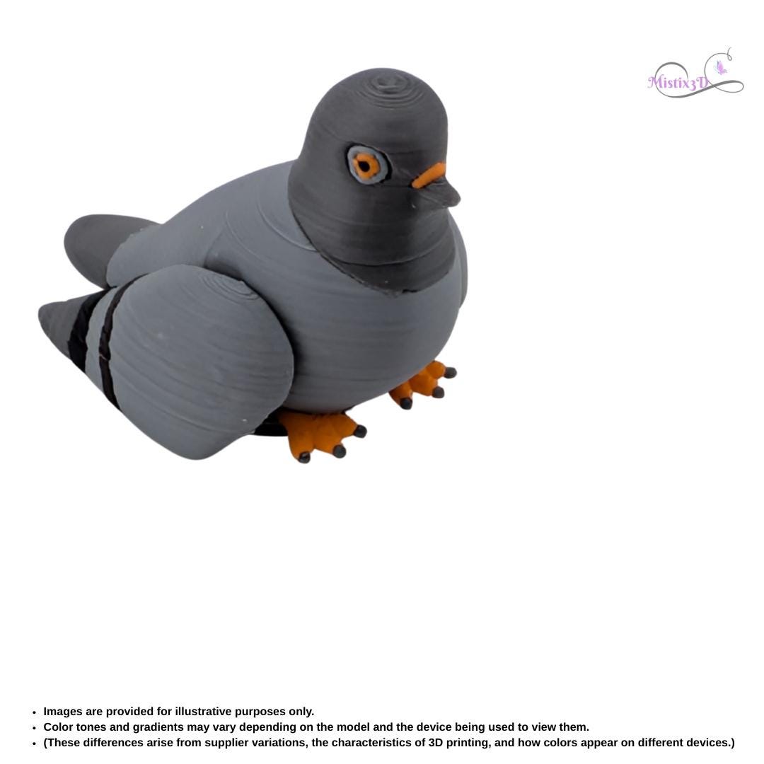The City Icon Reborn: Why This Articulated 3D Printed Pigeon is a Must-Have Desktop Companion