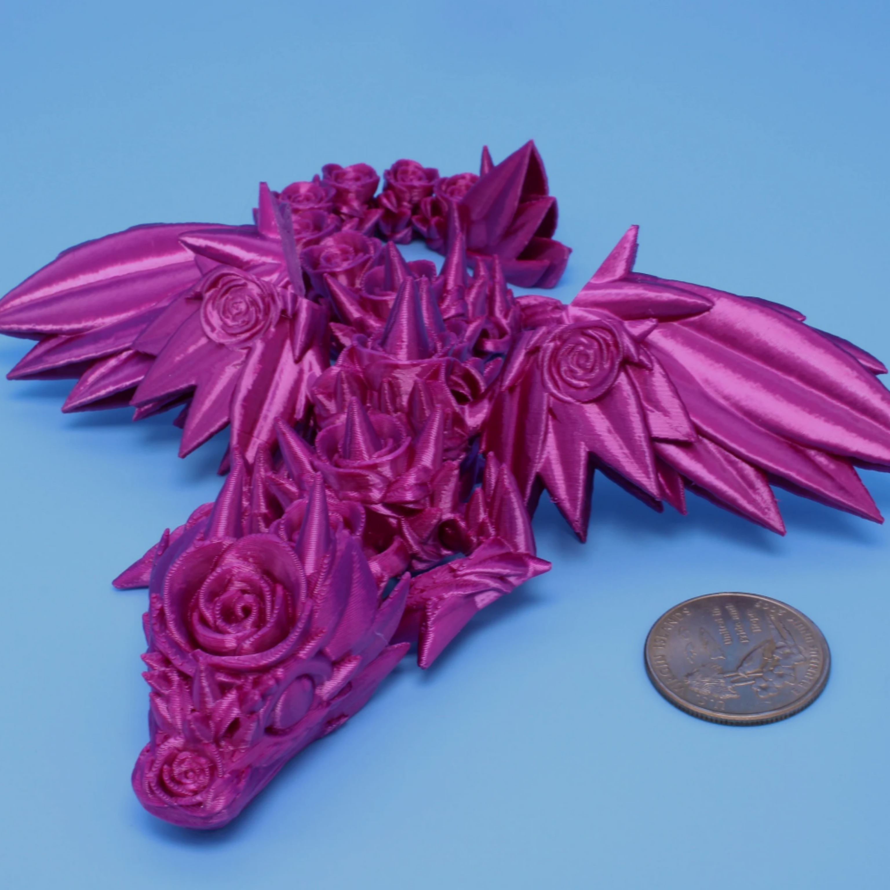 Live Pick / Surprise Baby Rose Wing Dragon  | 3D Printed