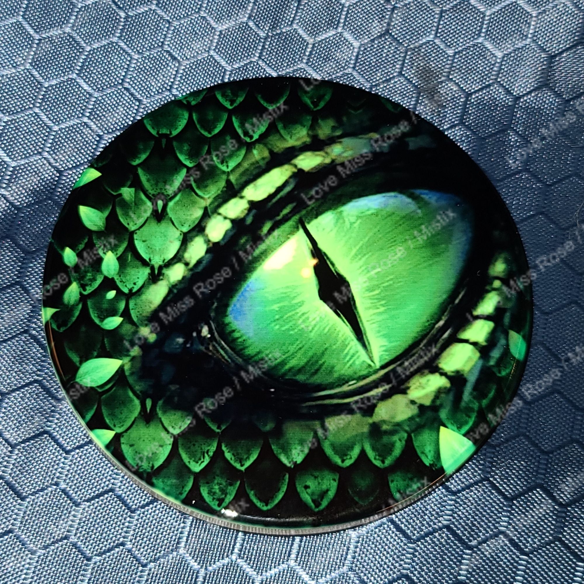 Dragon Eye Coaster- 4 Colors. Ceramic Set of 4 Unique coasters