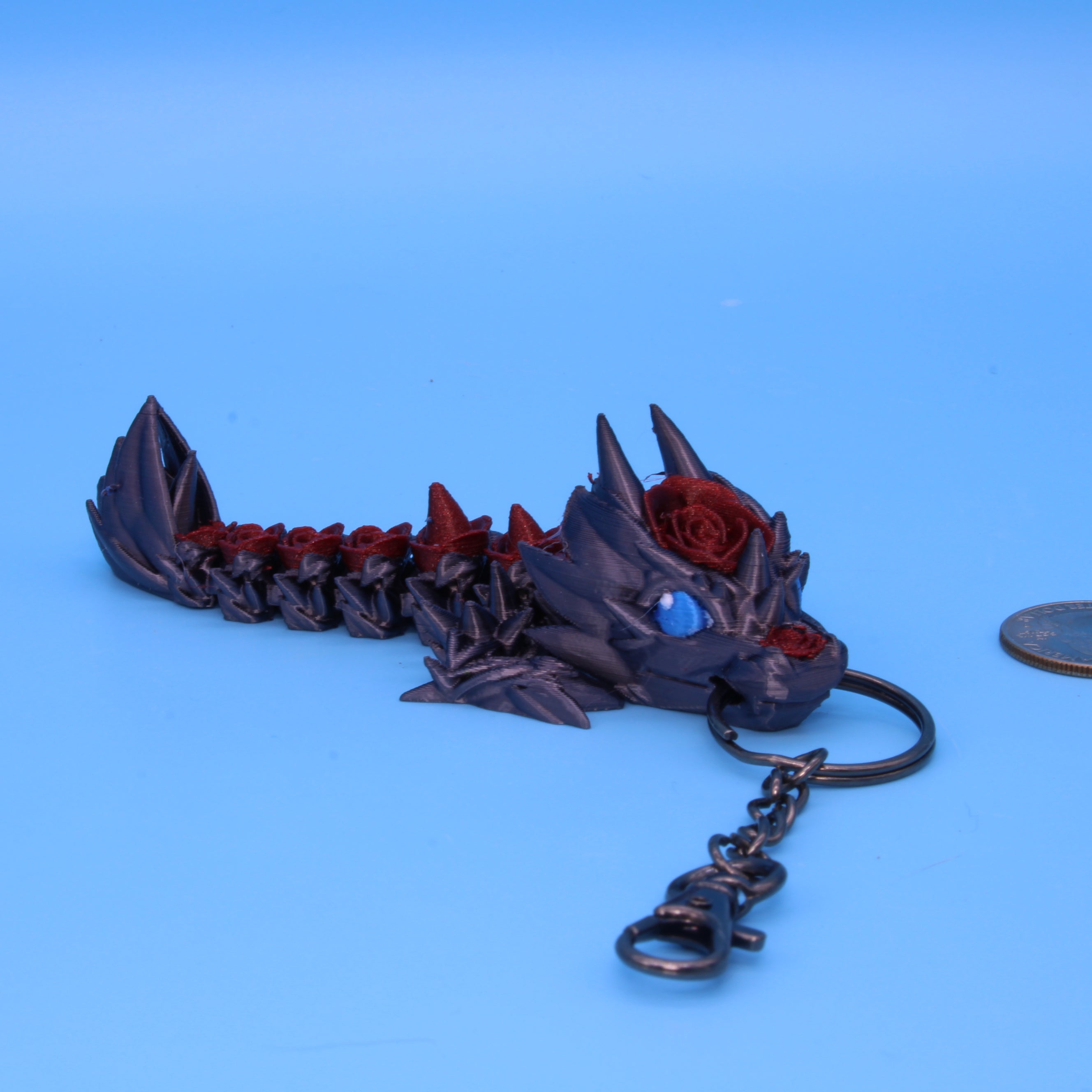 Surprise Me! Baby Rose Dragon- Tadling Keychain