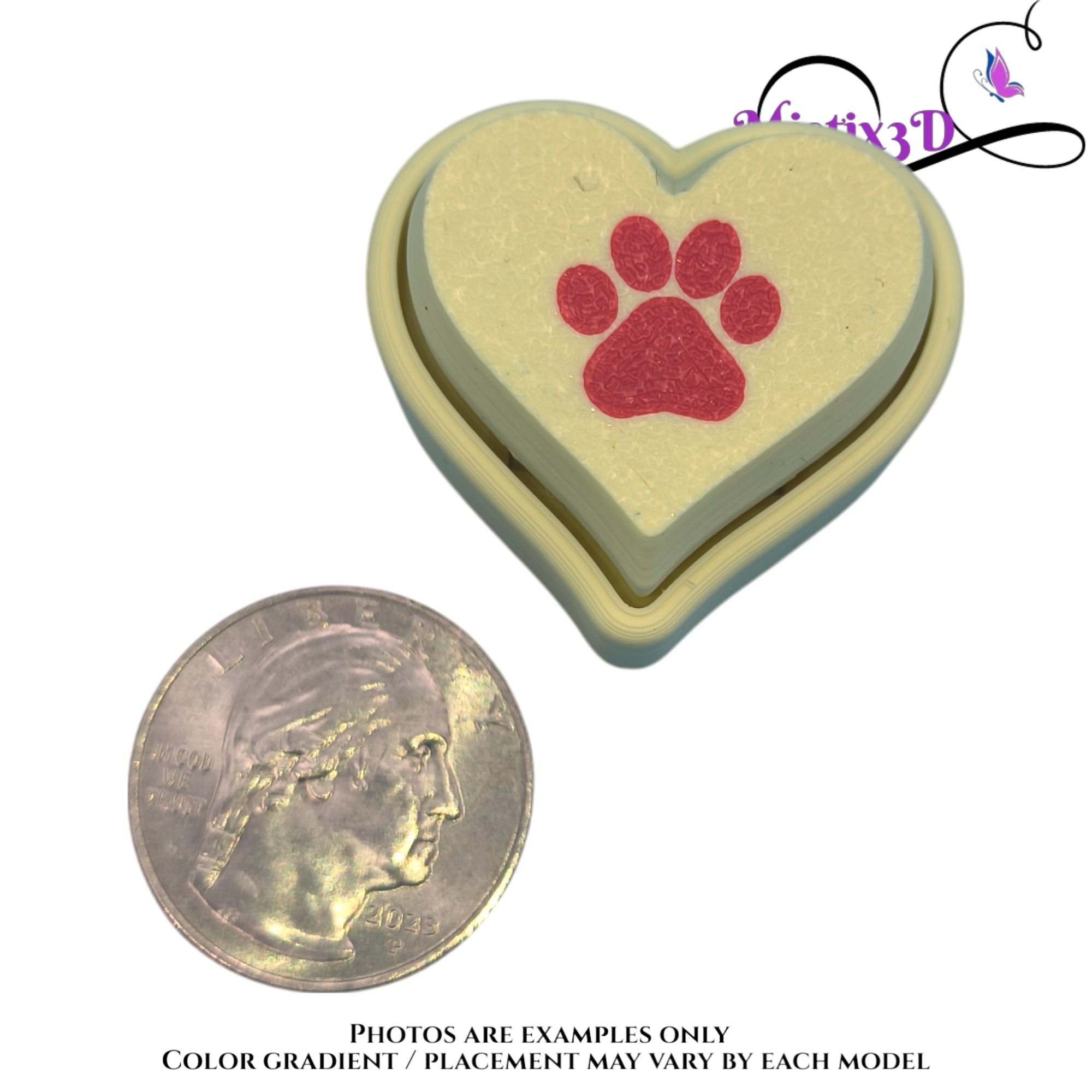 Yellow Heart Clicker | Authorized Seller of Pawpular