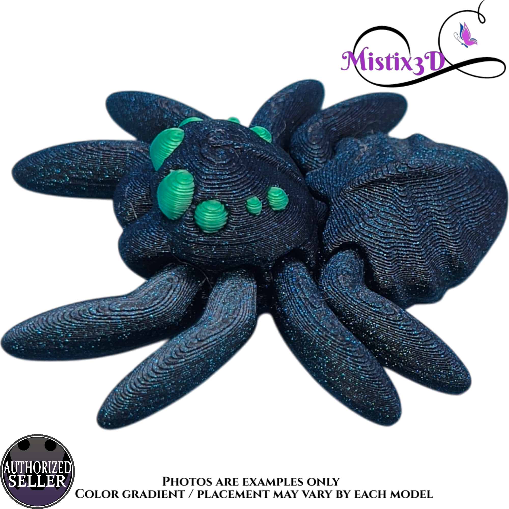 Tiny Spider v1. 3D printed Authorized Seller