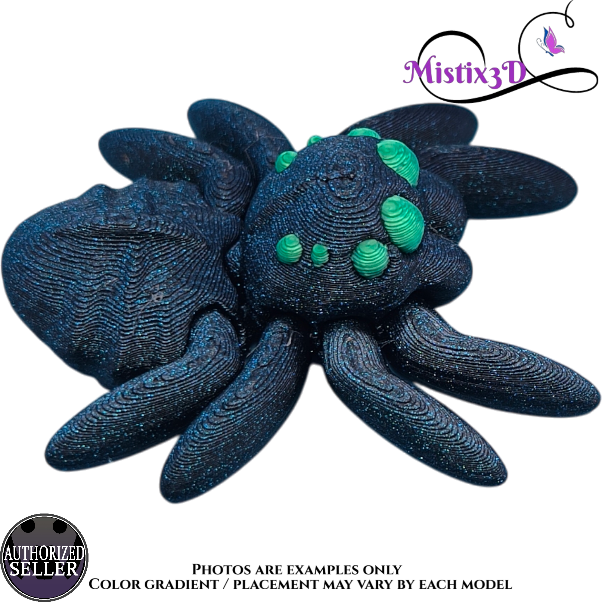 Tiny Spider v1. 3D printed Authorized Seller