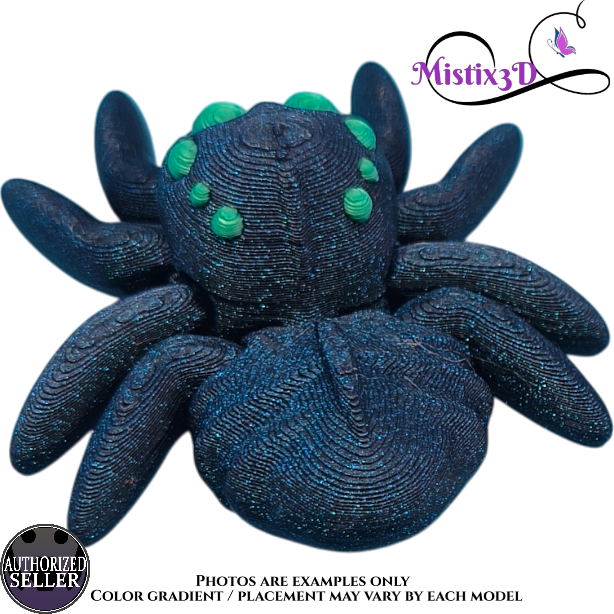 Tiny Spider v1. 3D printed Authorized Seller