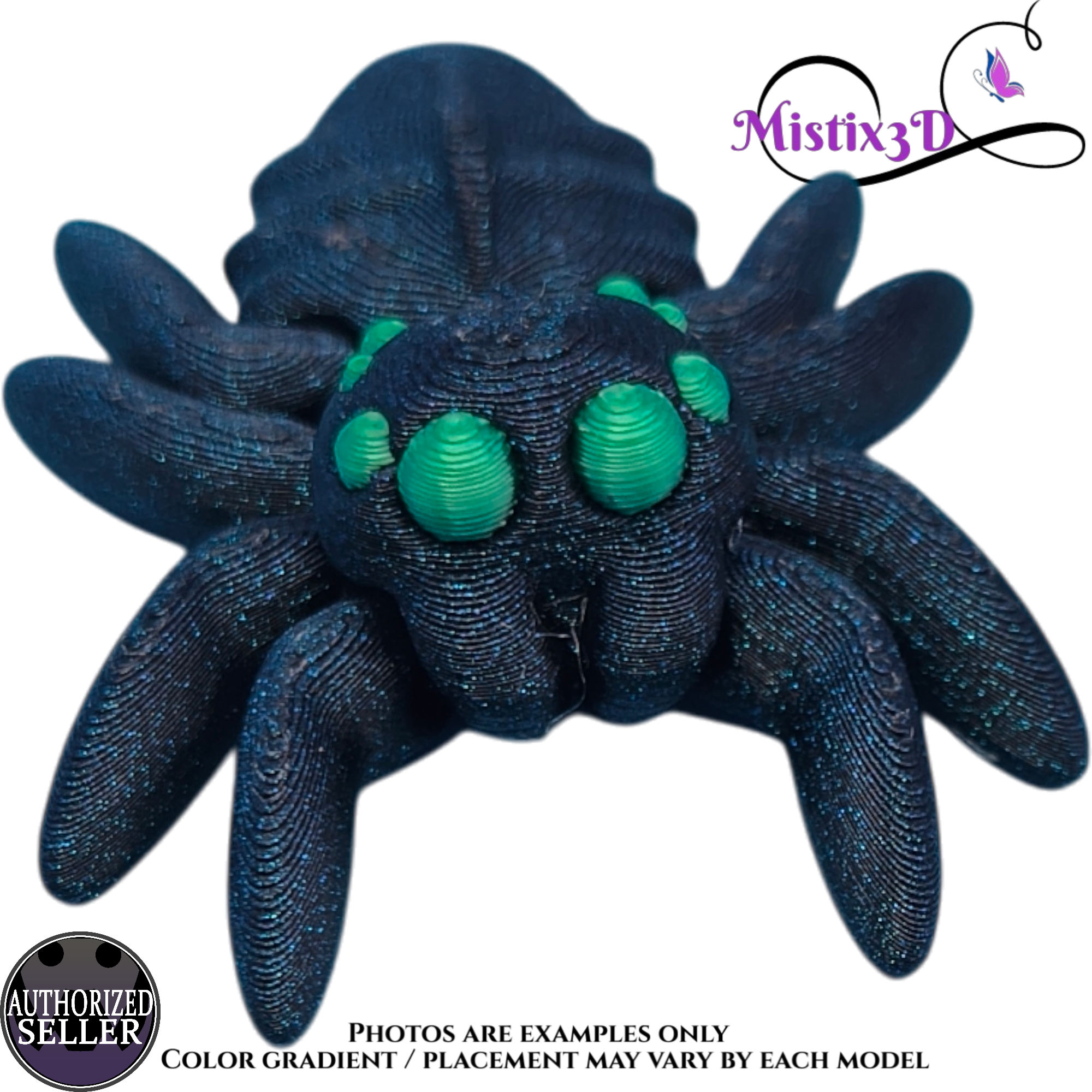 Tiny Spider v1. 3D printed Authorized Seller