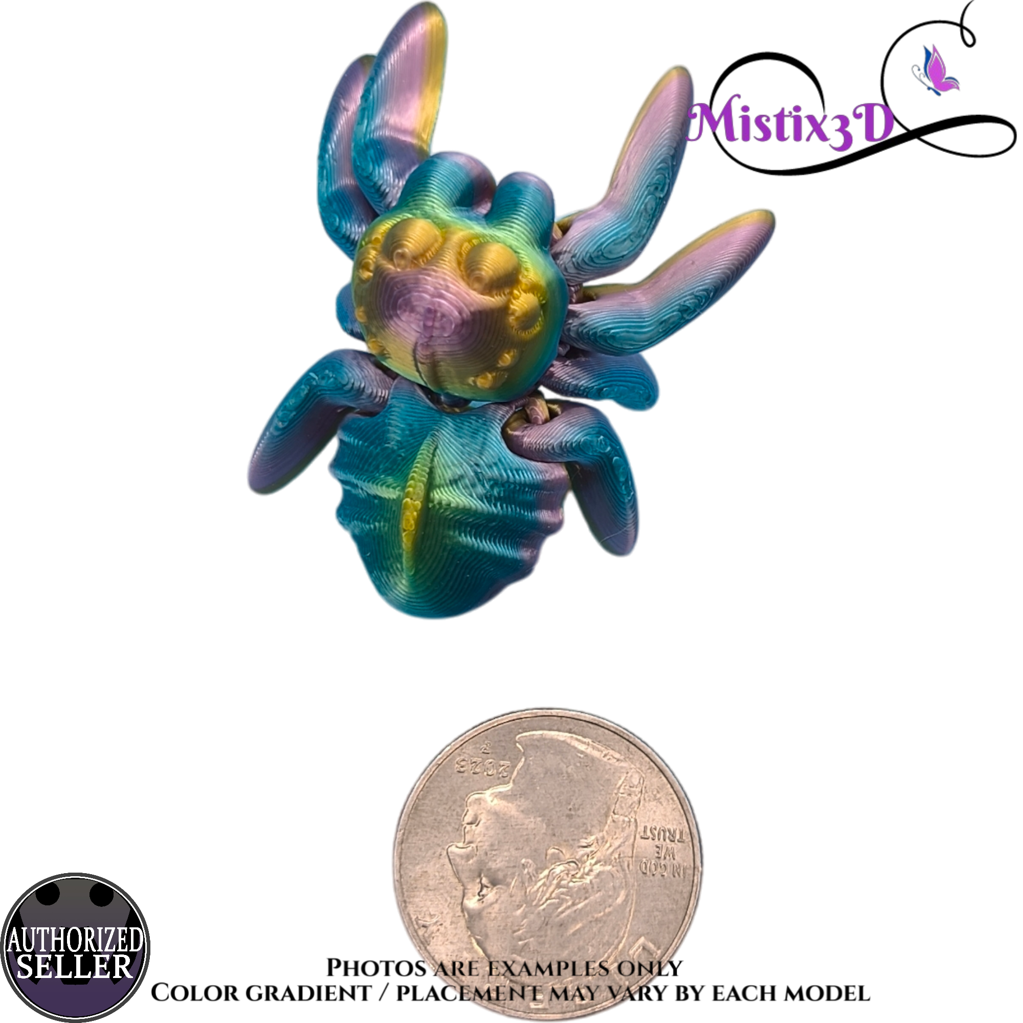 Tiny Spider v3 3D printed Authorized Seller