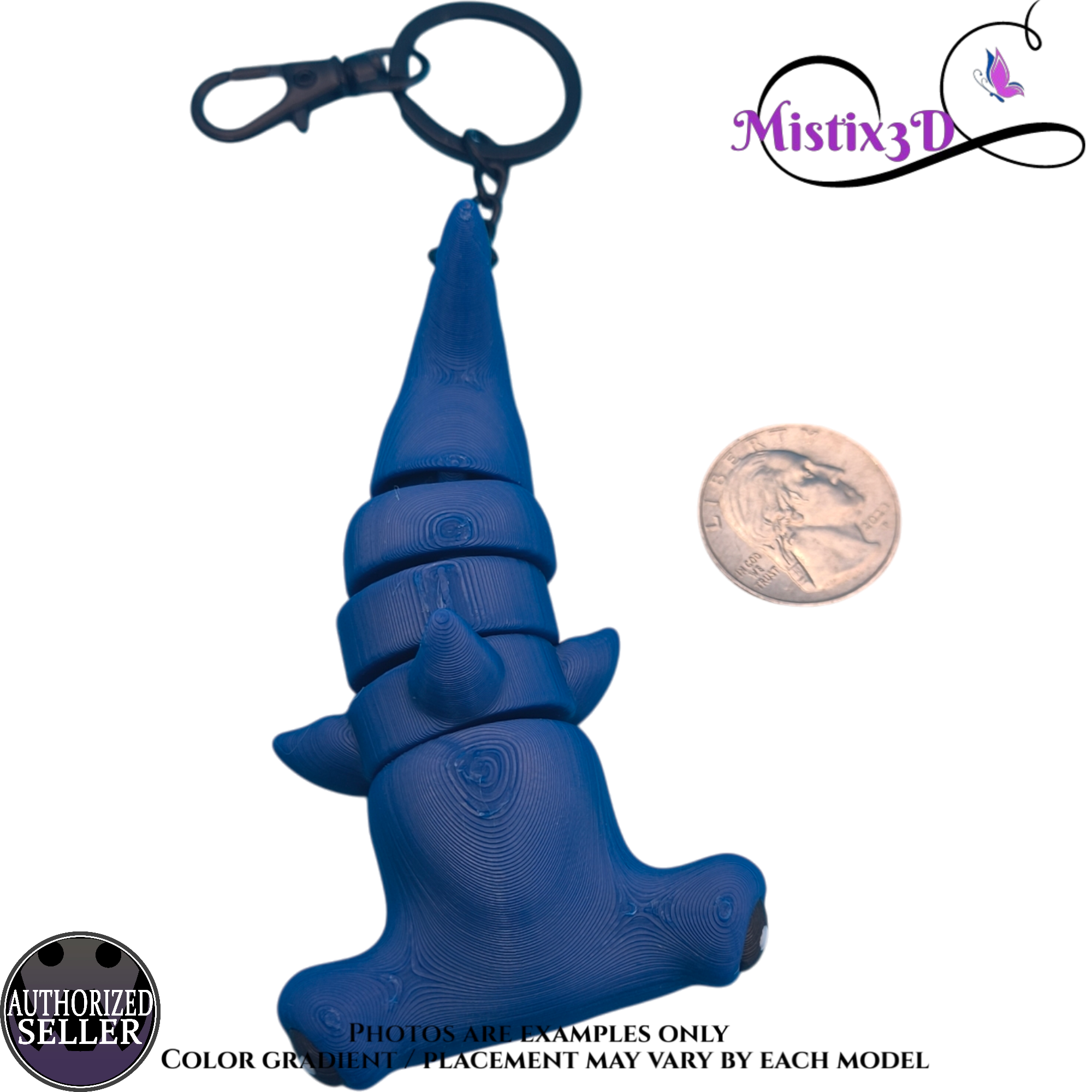 Hammerhead Shark Blue Keychain | Authorized Seller