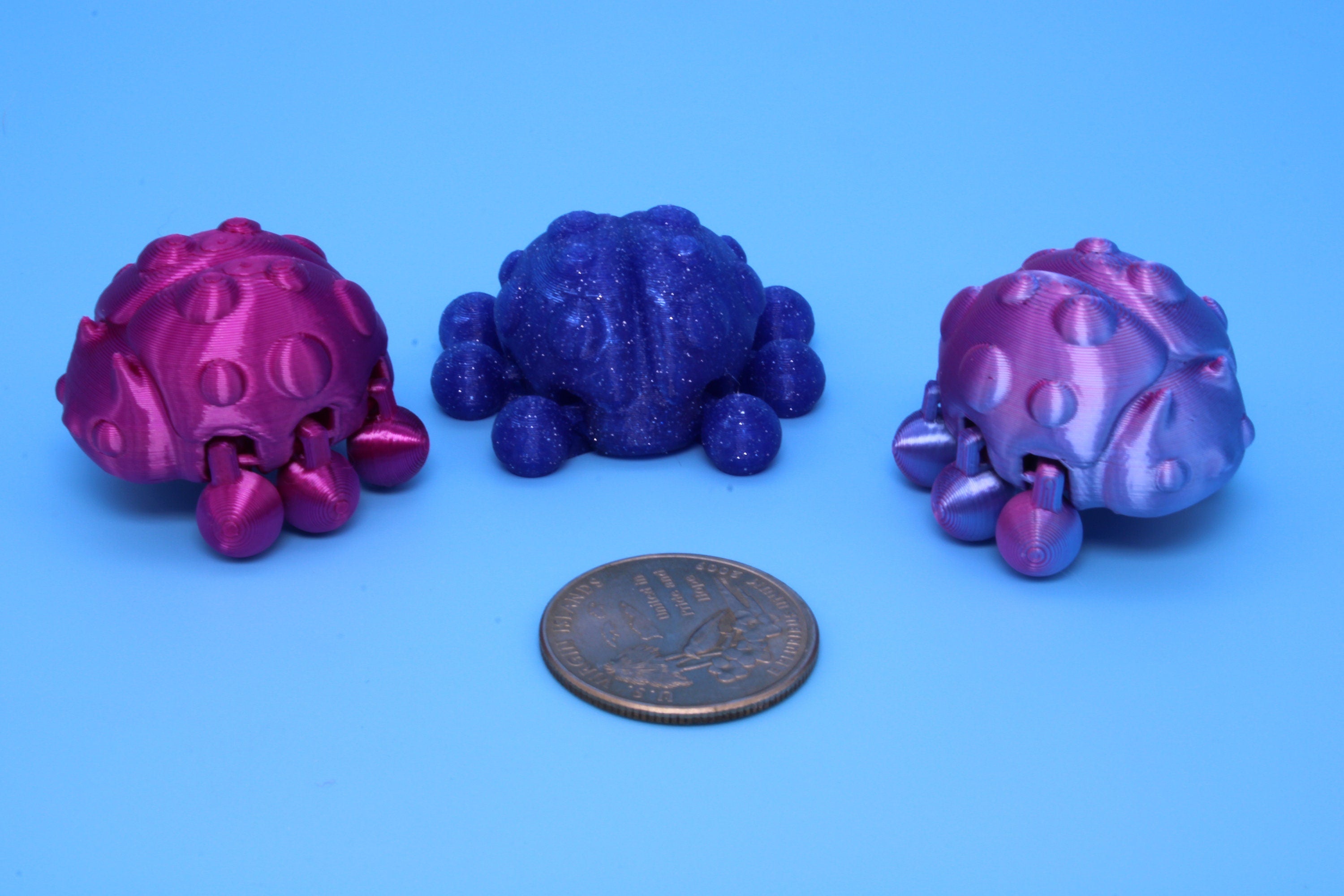 Ladybug- 3 pack | 3D Printed | Cute Ladybug | 1.25 inches | Fidget Toy.