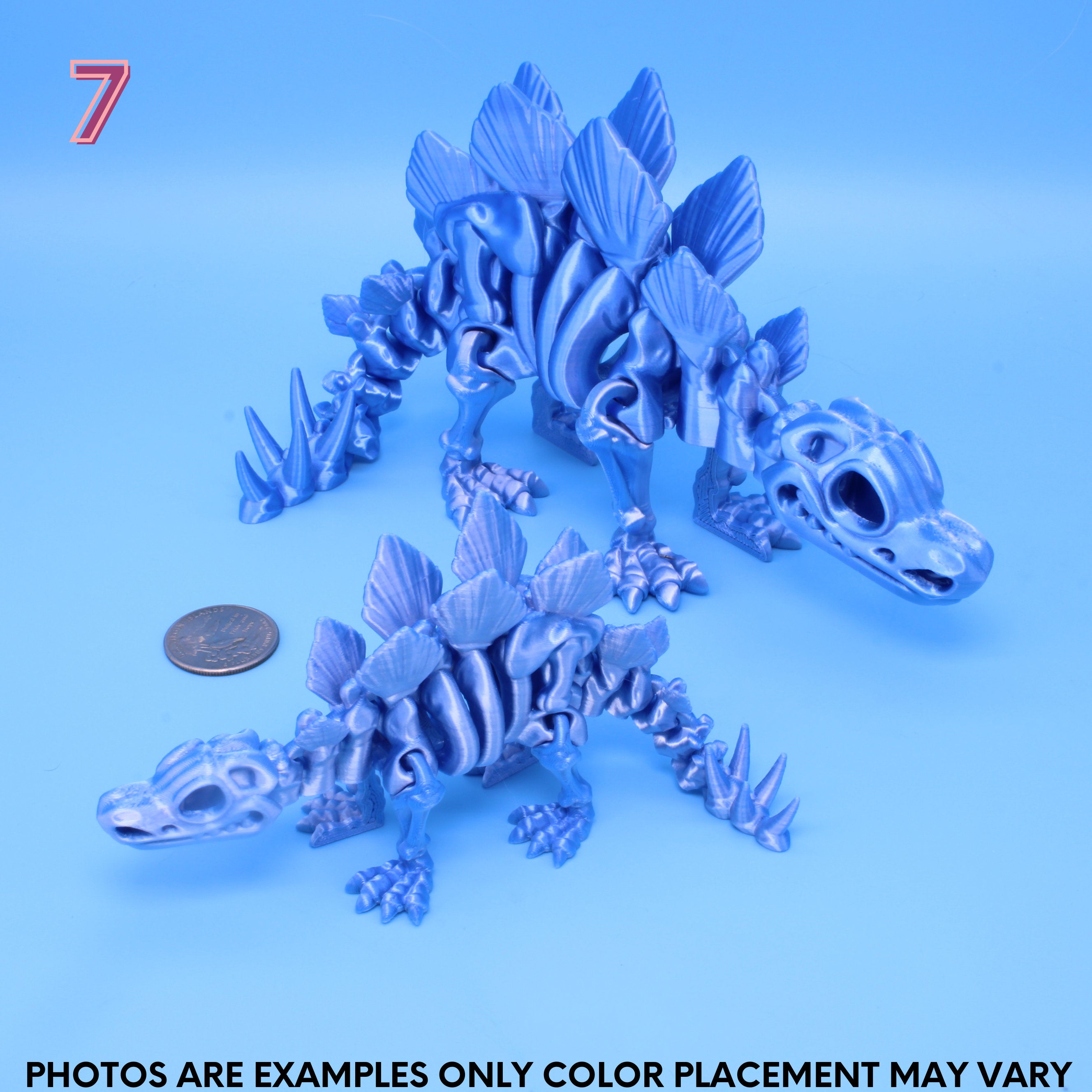 Skeleton Stegosaurus | 3D Printed