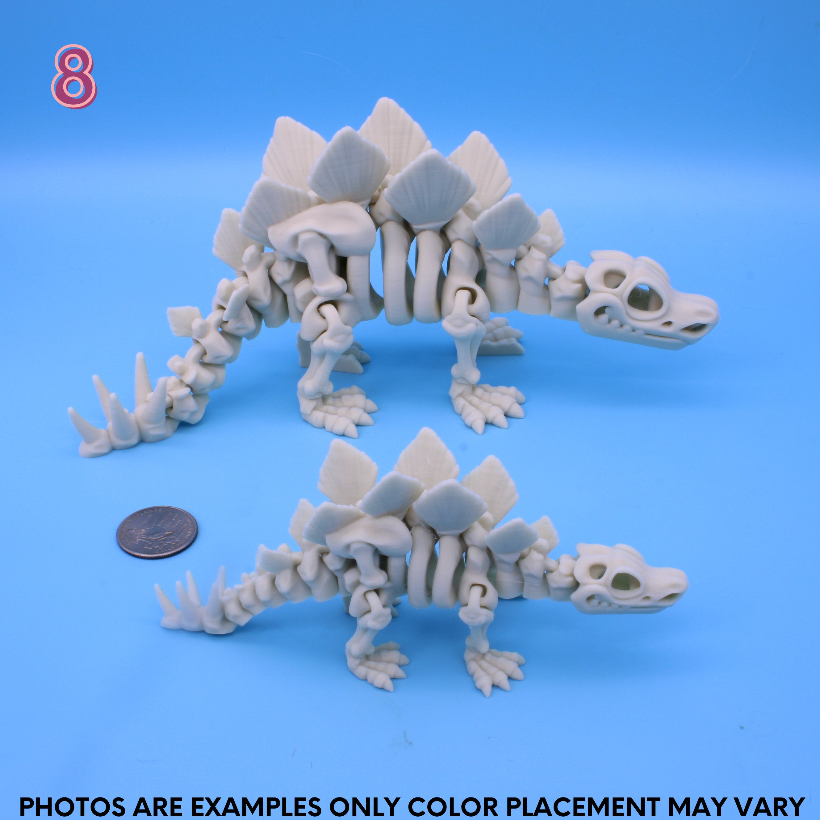 Skeleton Stegosaurus | 3D Printed