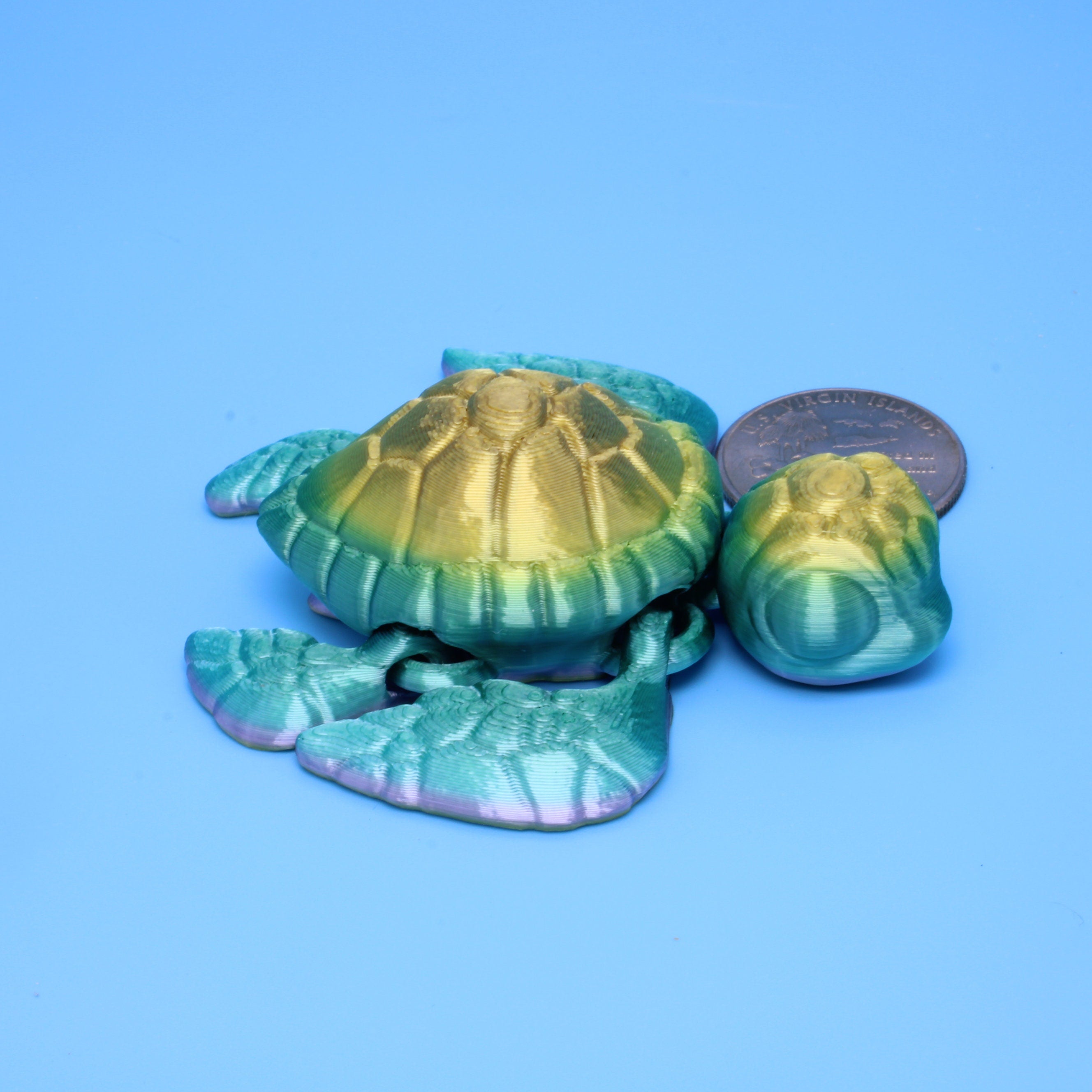 Flexi Turtle | 3D Printed - Authorized Seller of Cinderwing