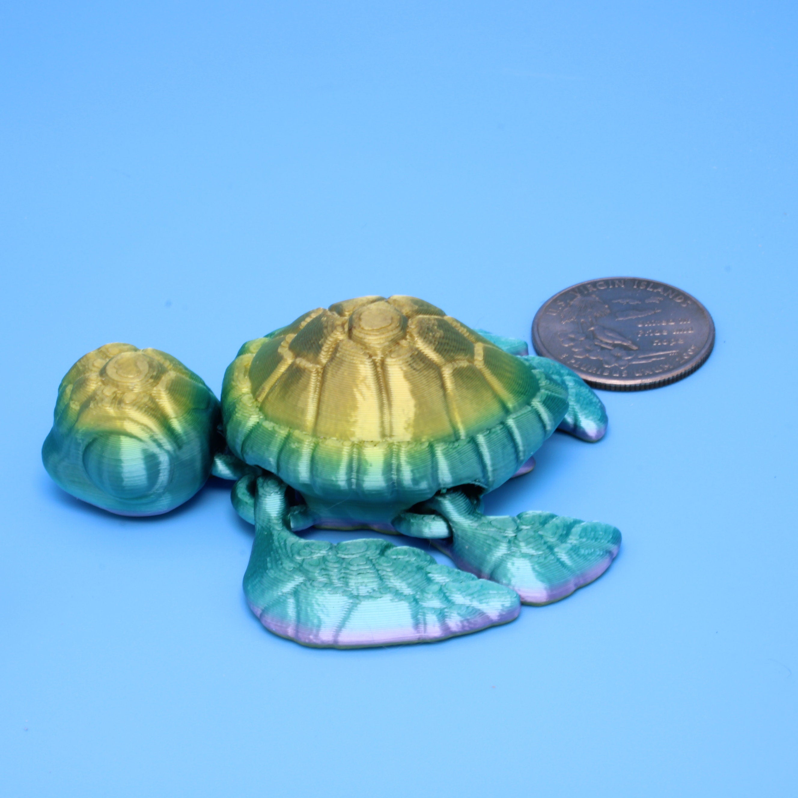 Flexi Turtle | 3D Printed - Authorized Seller of Cinderwing