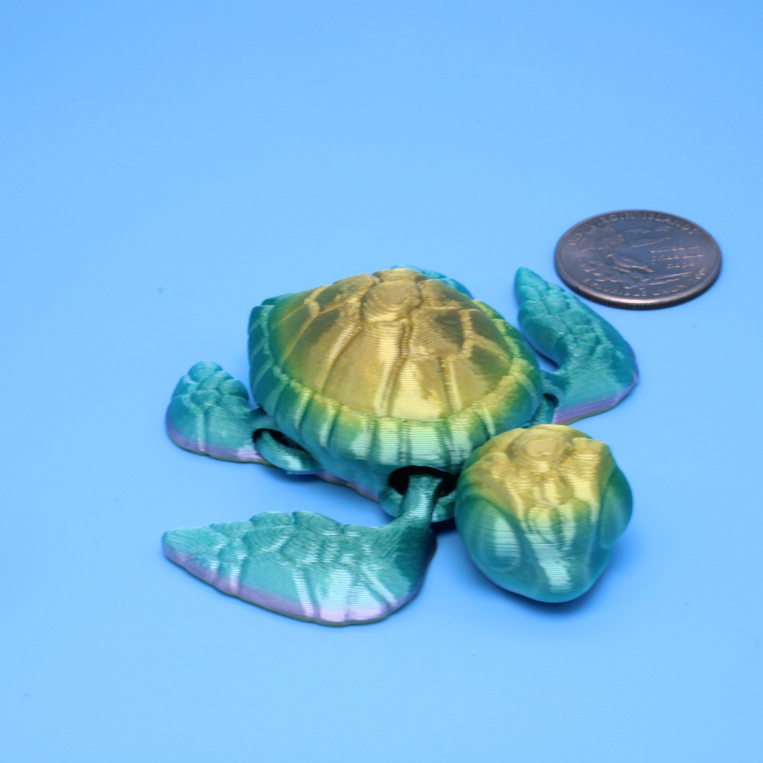 Flexi Turtle | 3D Printed - Authorized Seller of Cinderwing