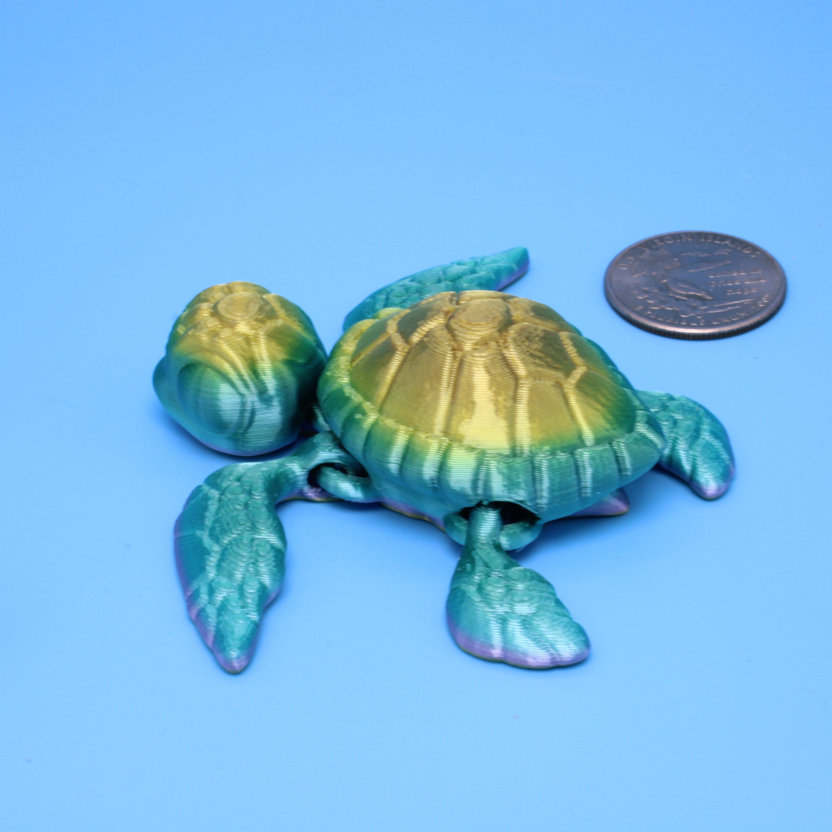 Flexi Turtle | 3D Printed - Authorized Seller of Cinderwing