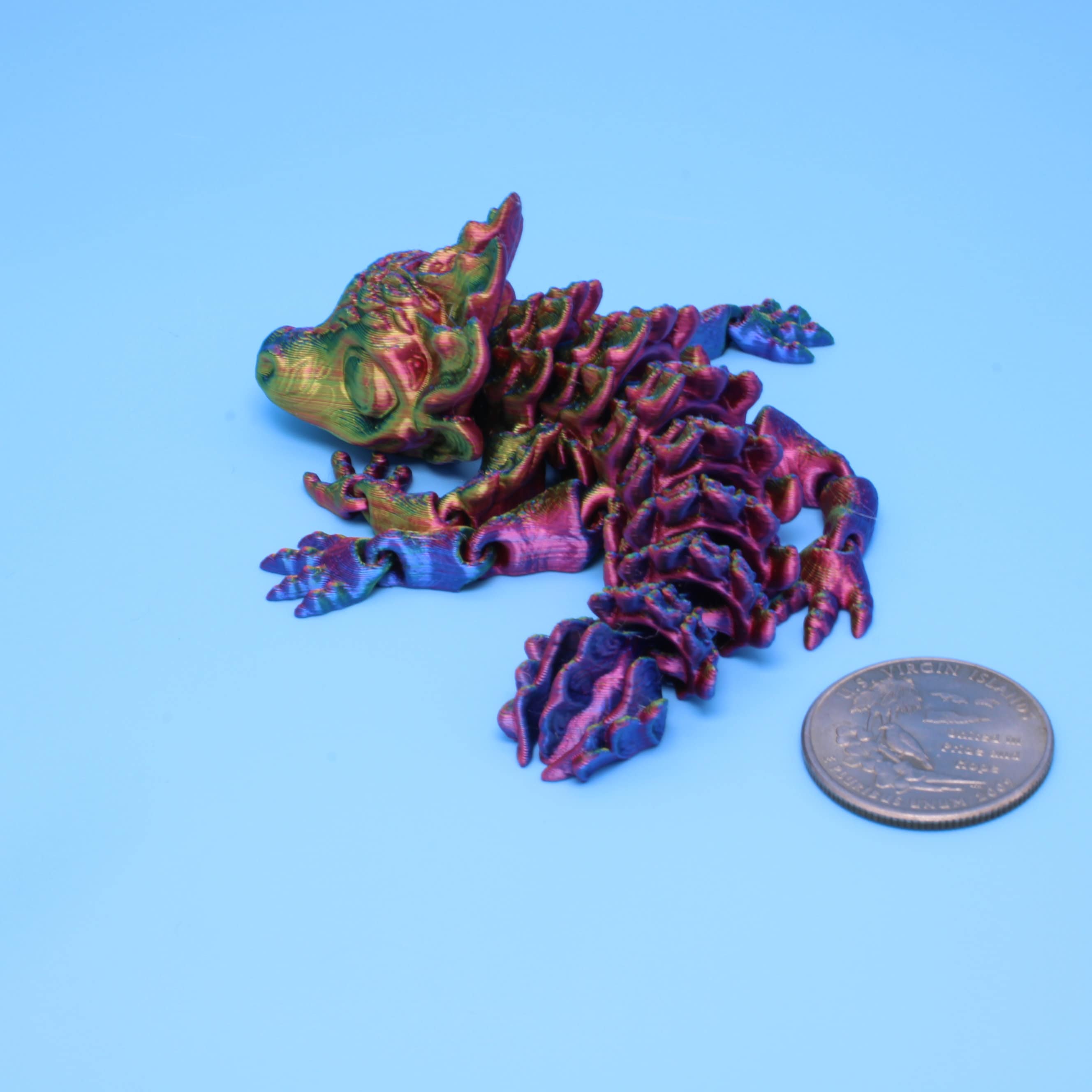 Articulated Shaman Tiny Dragon, Flexy | 3D Printed - Authorized Seller