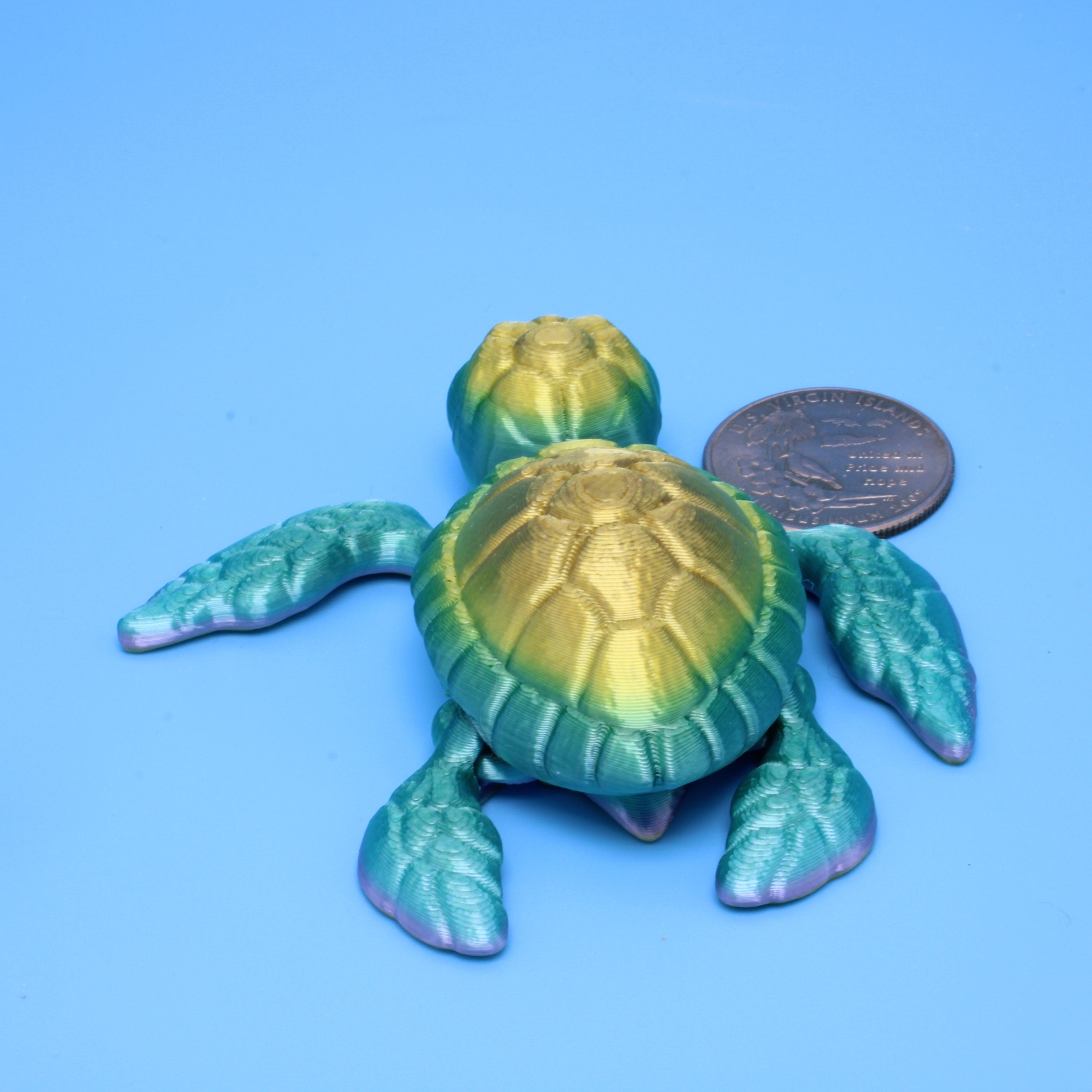 Flexi Turtle | 3D Printed - Authorized Seller of Cinderwing