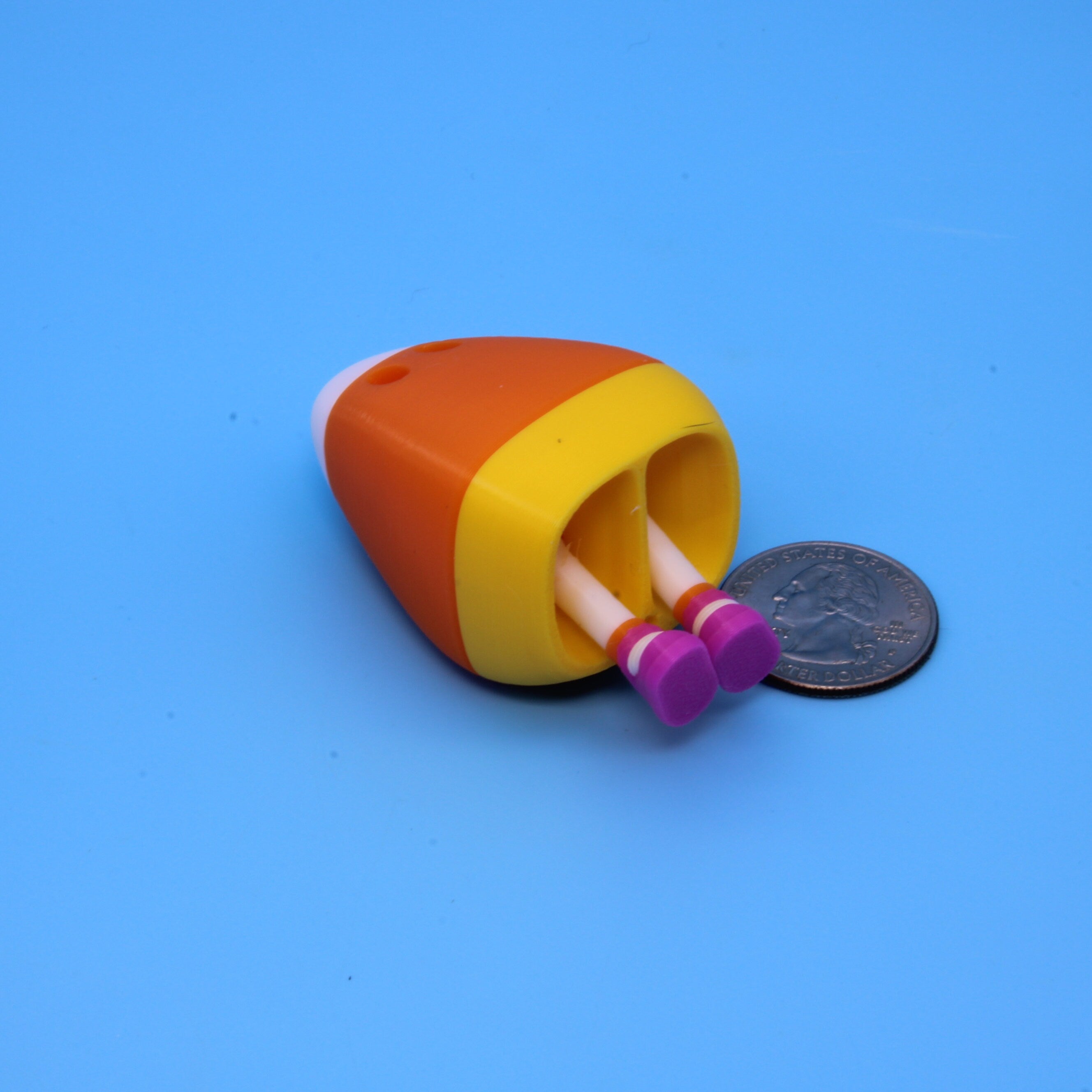 Zou Ghost & Candy Corn, random shoe color, | 3D Printed