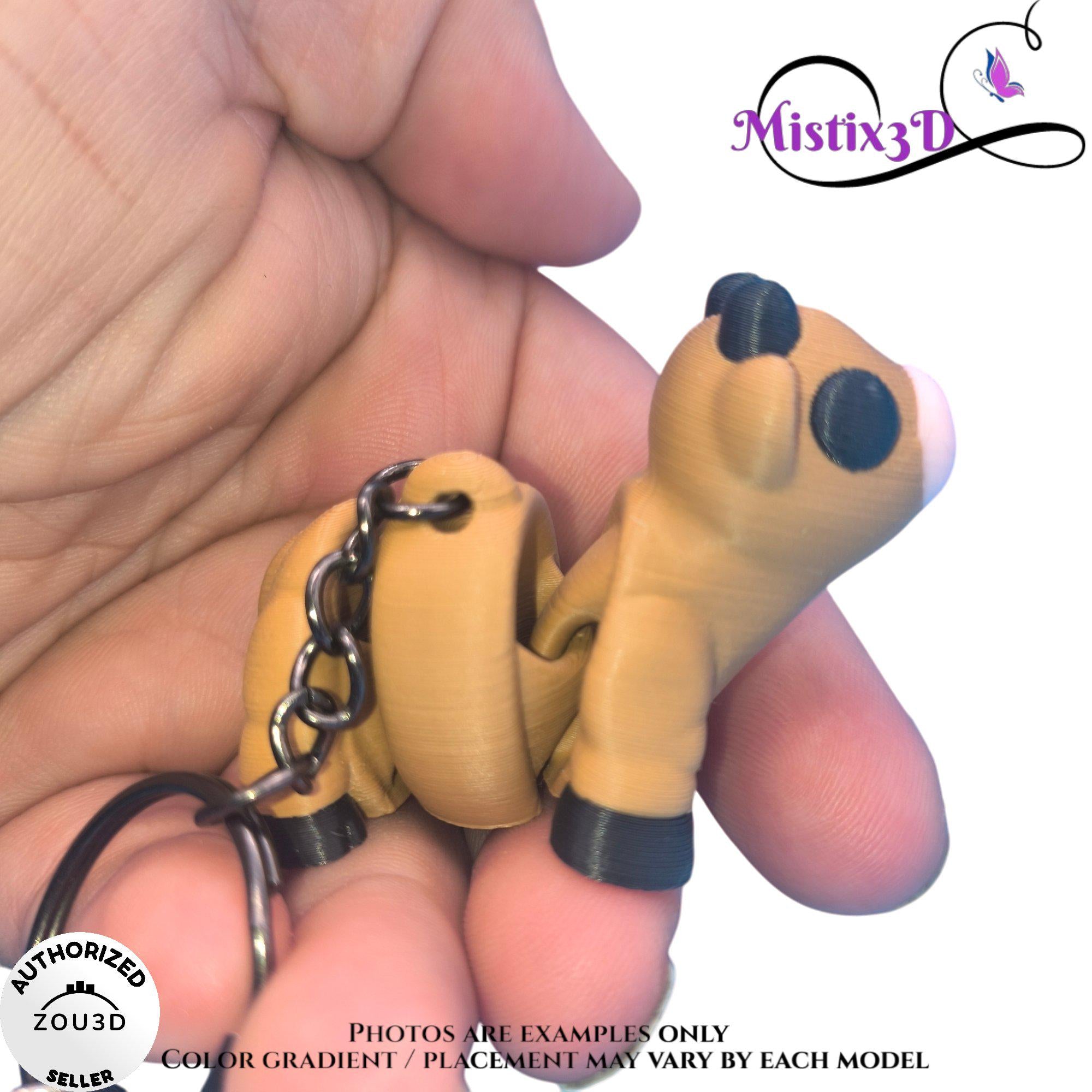 Brown Cow Keychain | Authorized Seller