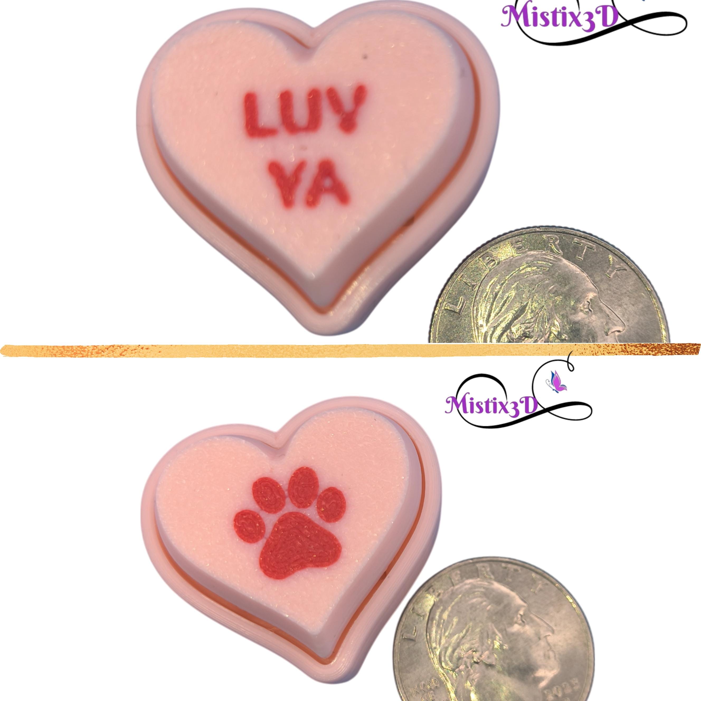 Pink Heart Clicker | Authorized Seller of Pawpular